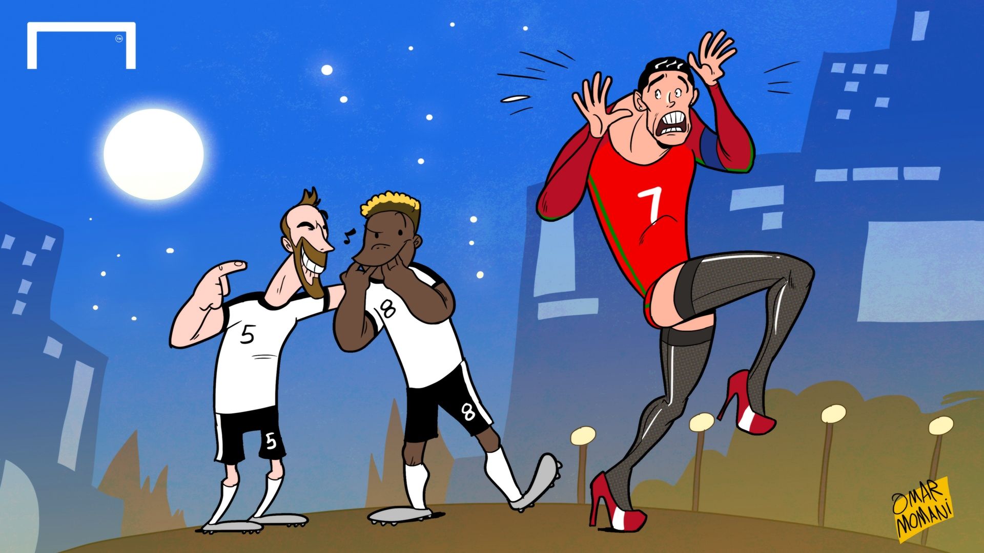 CARTOON: Ronaldo in tights