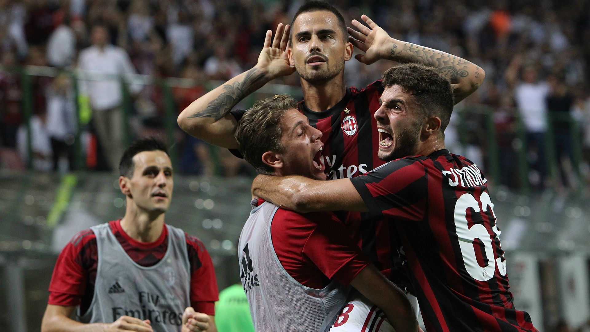 Suso Milan Cagliari Serie A