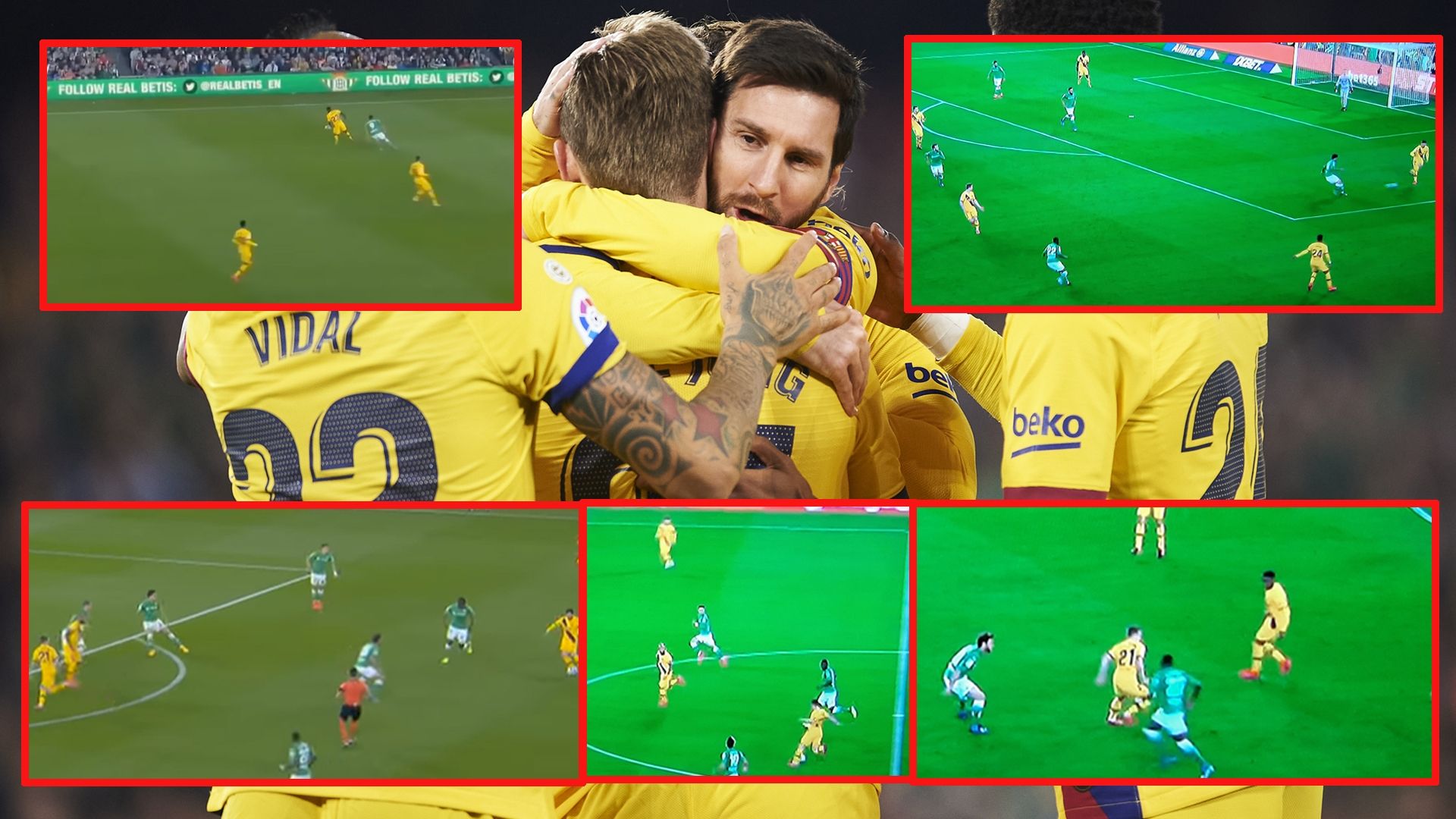 Messi y De Jong, Betis-Barcelona