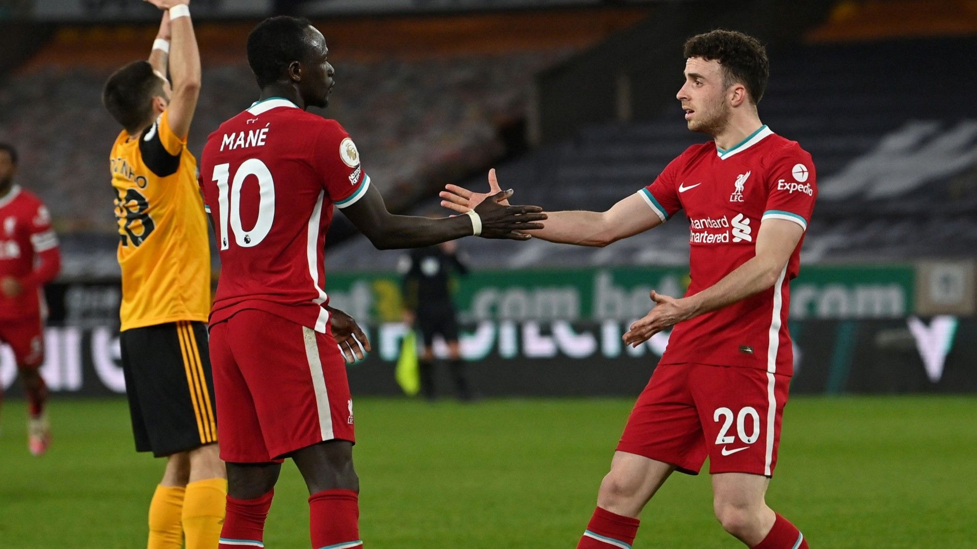 Sadio Mane Diogo Jota Liverpool 2020-21