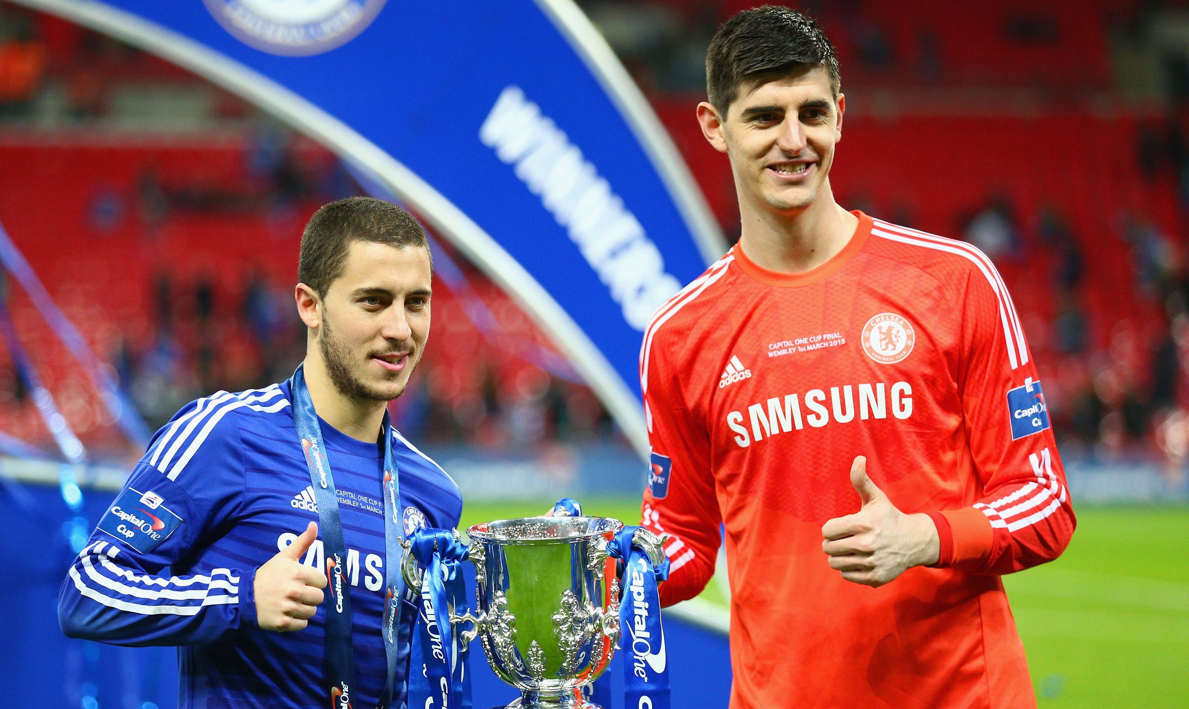Eden Hazard & Thibaut Courtois
