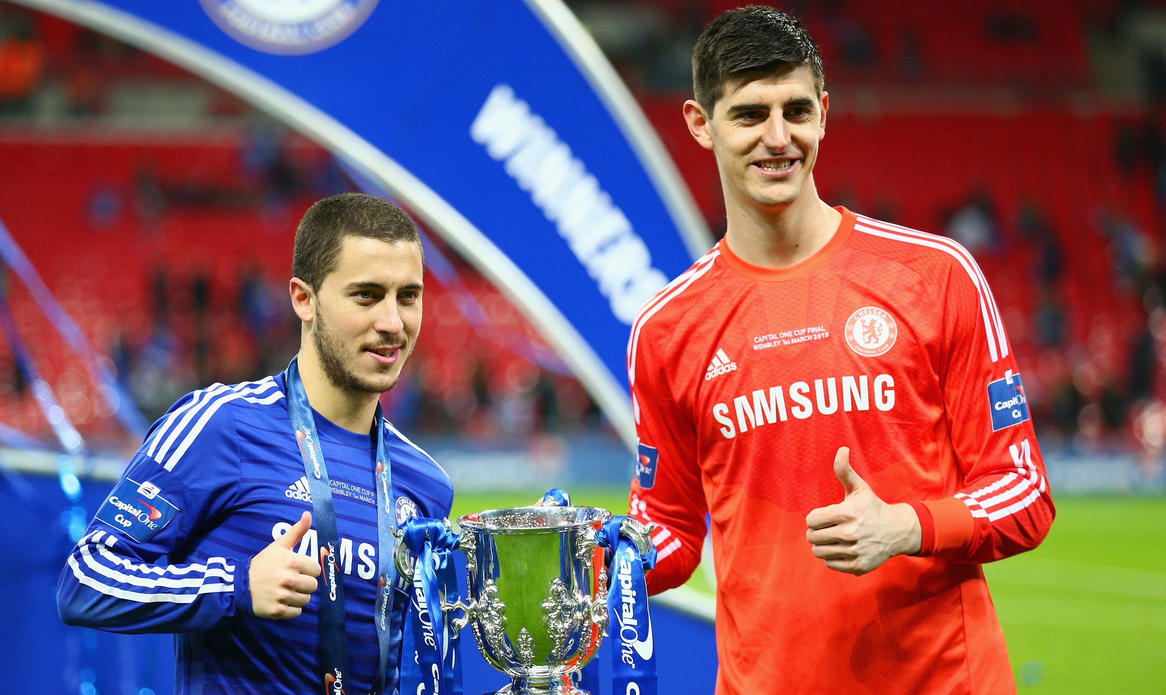 Eden Hazard & Thibaut Courtois