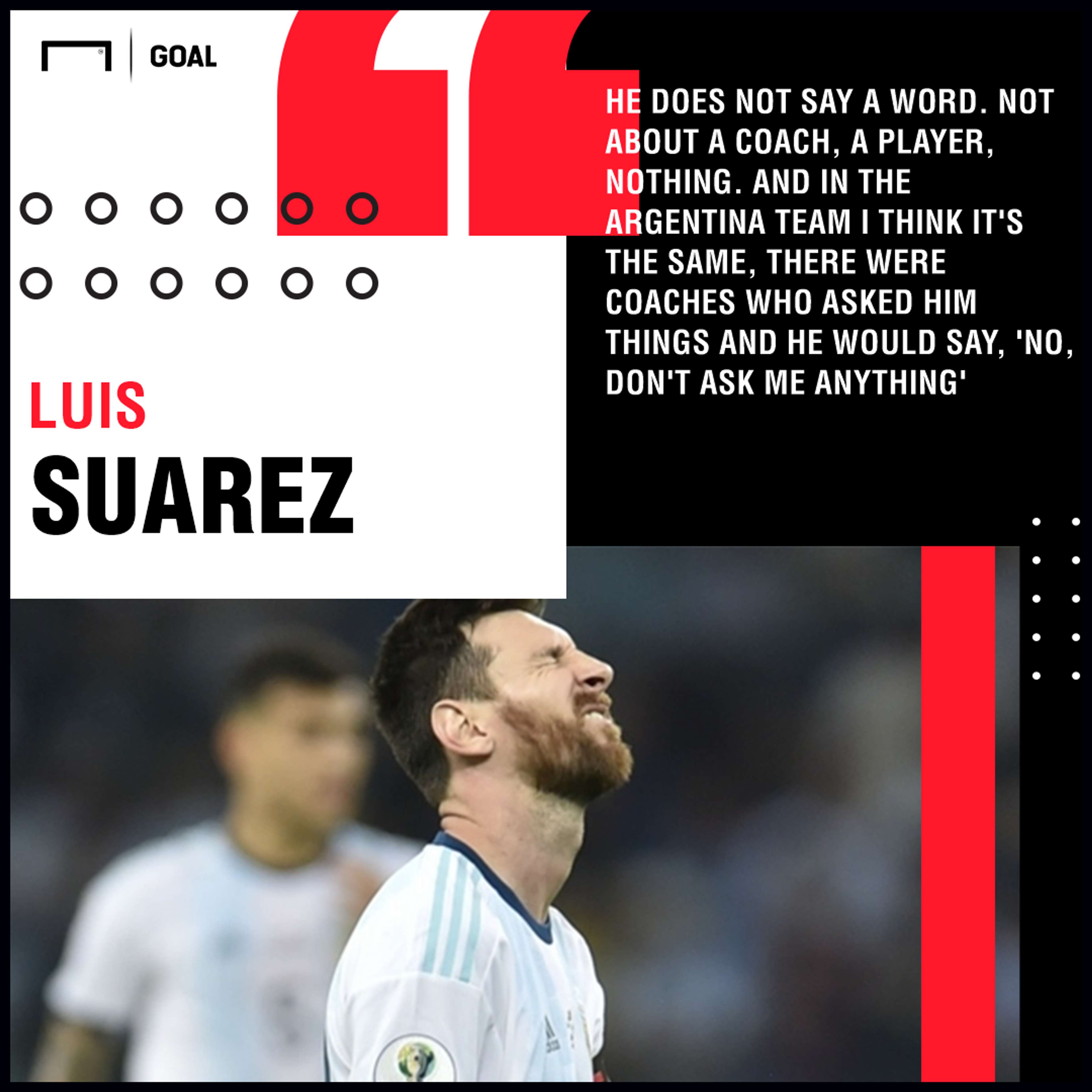 Lionel Messi, Luis Suarez QUOTE