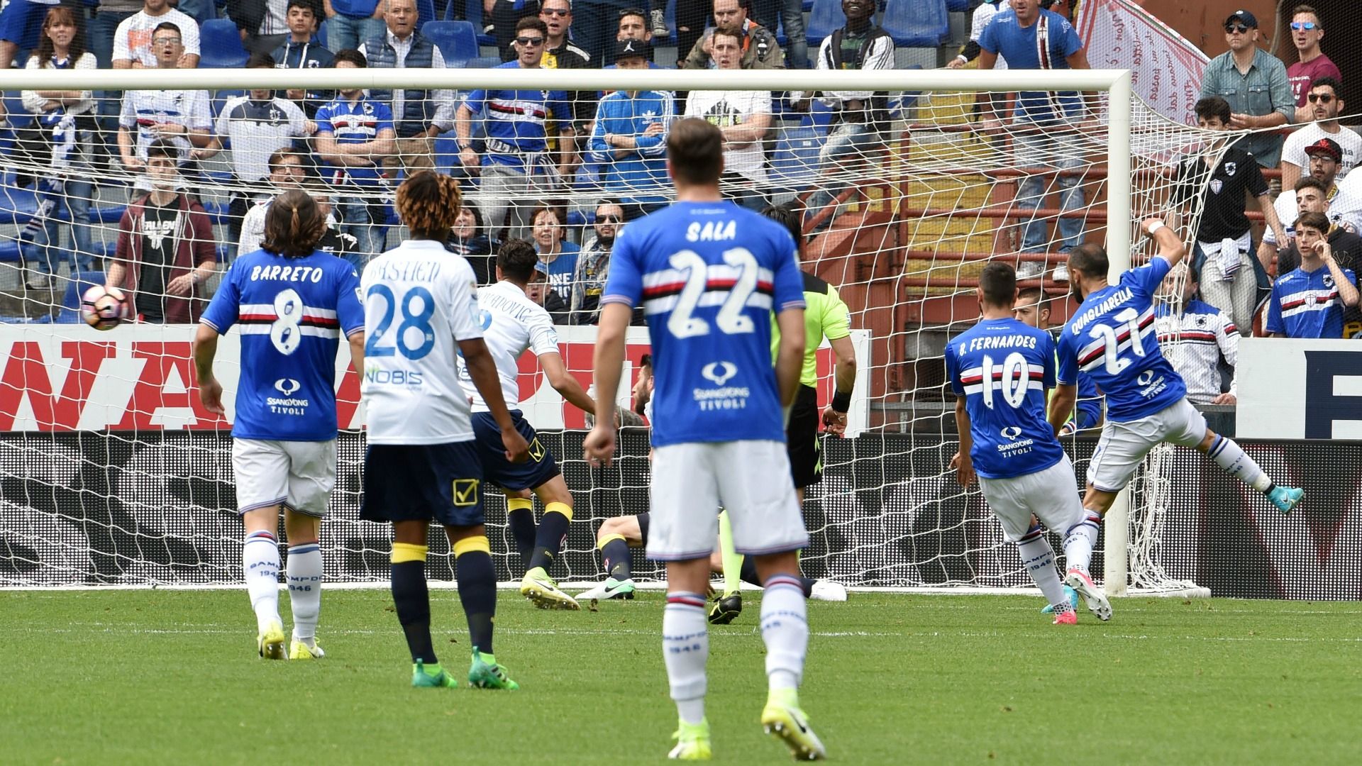 Quagliarella Sampdoria Chievo