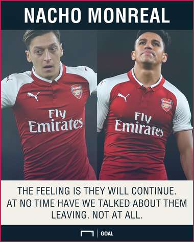 Alexis Sanchez Mesut Ozil Arsenal future Nacho Monreal