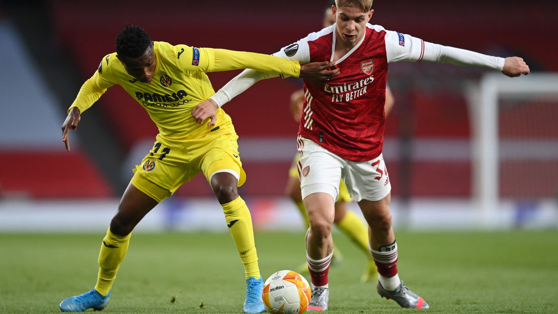 SAMUEL CHUKWUEZE VILLARREAL EMILE SMITH-ROWE ARSENAL EUROPA LEAGUE 06052021