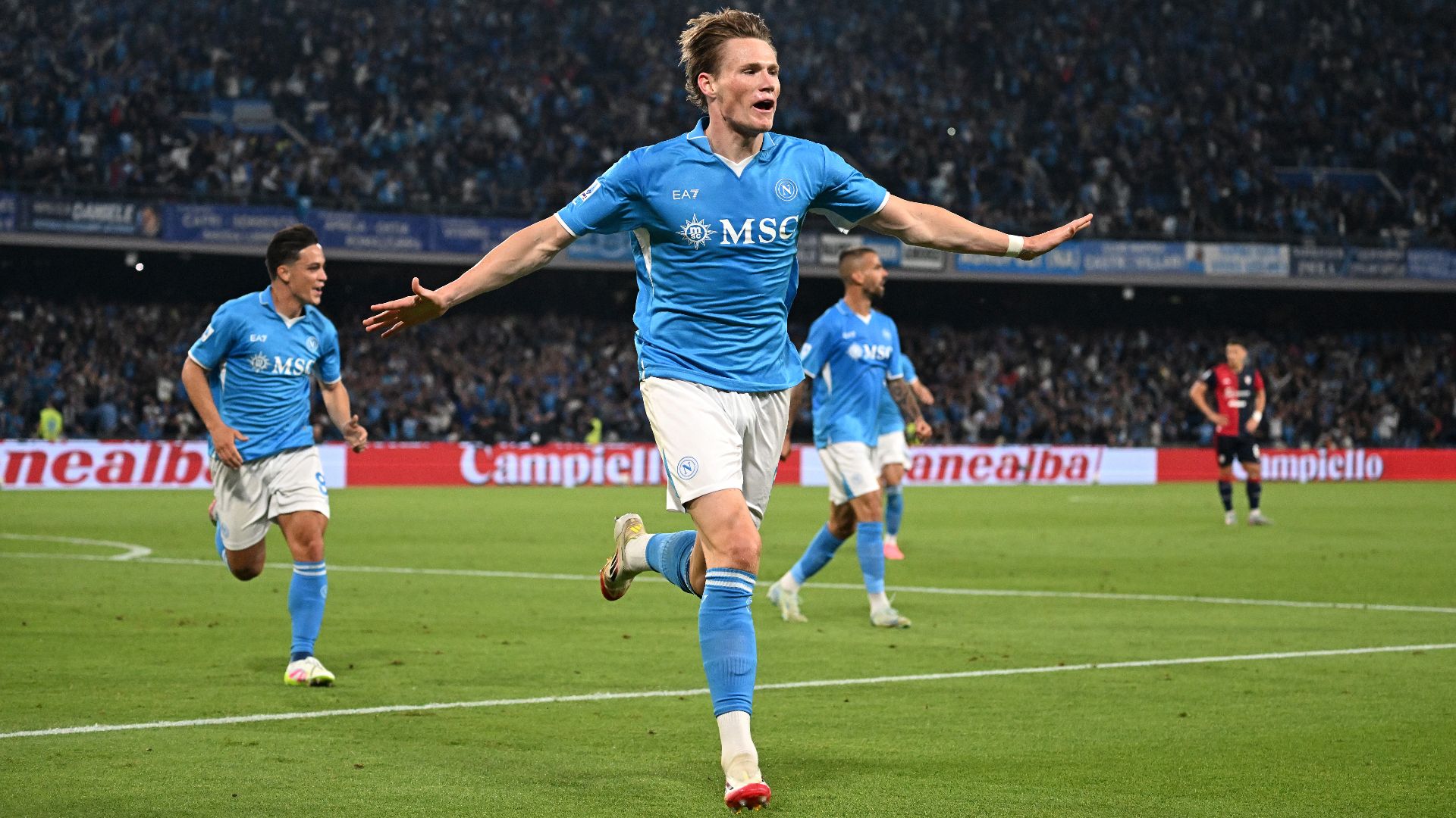 McTominay Napoli Cagliari Serie A