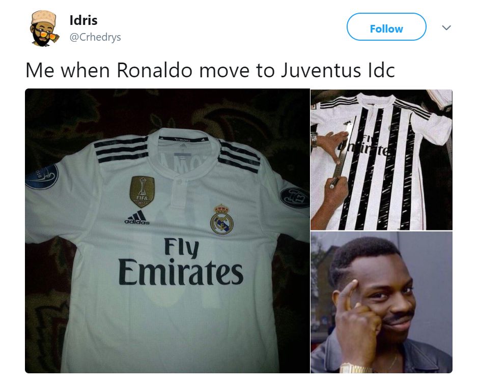 Reaction Ronaldo Juventus transfer