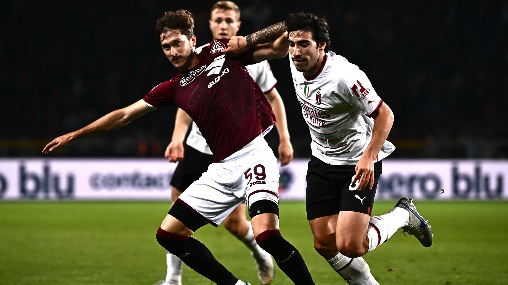 Miranchuk Tonali Torino Milan 2022