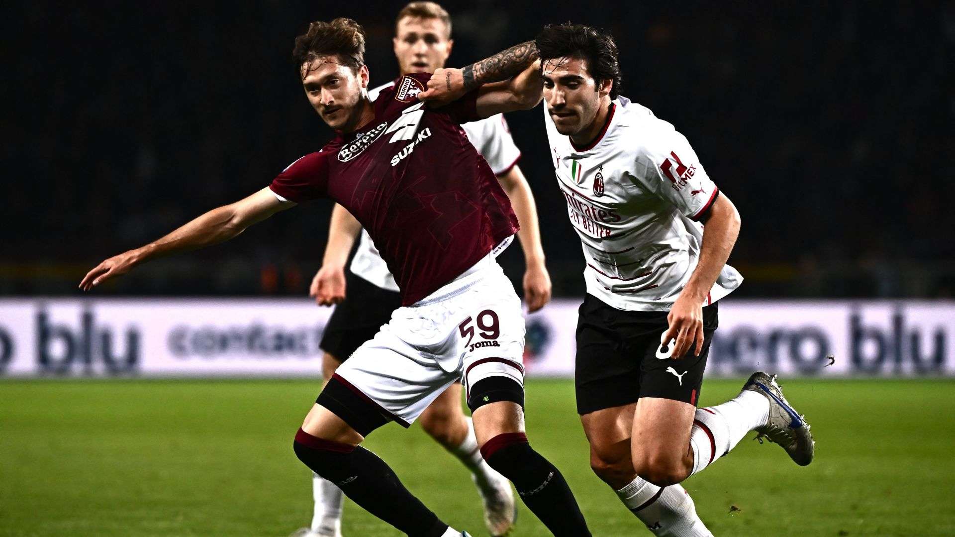 Miranchuk Tonali Torino Milan 2022