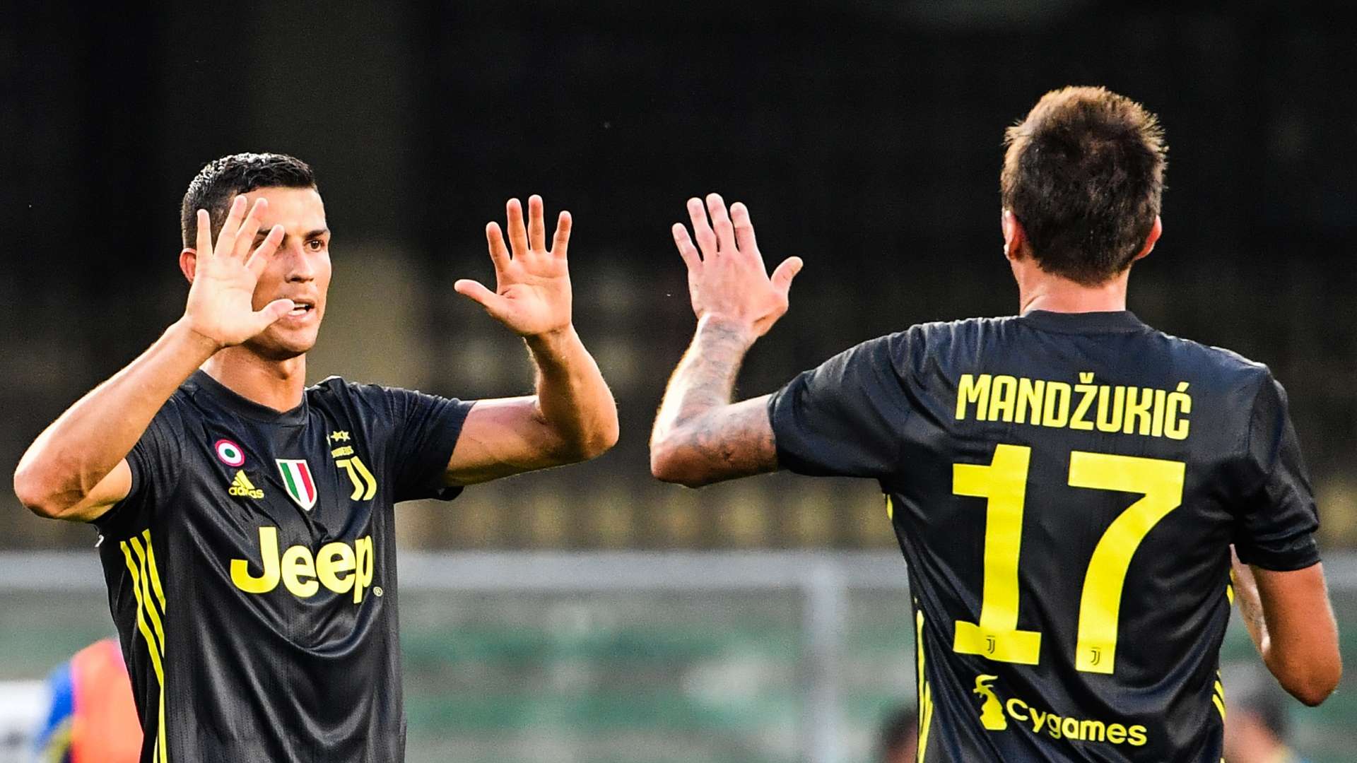 Cristiano Ronaldo Mario Mandzukic Juventus