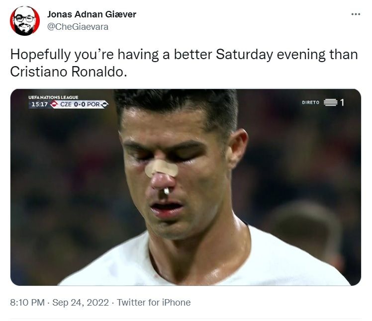 Ronaldo tweet 2