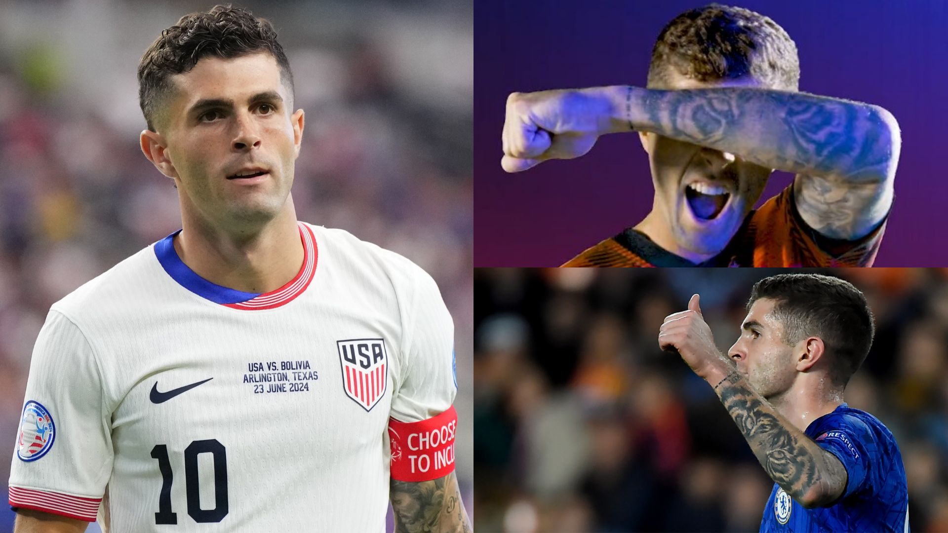 Christian Pulisic tiger tattoo