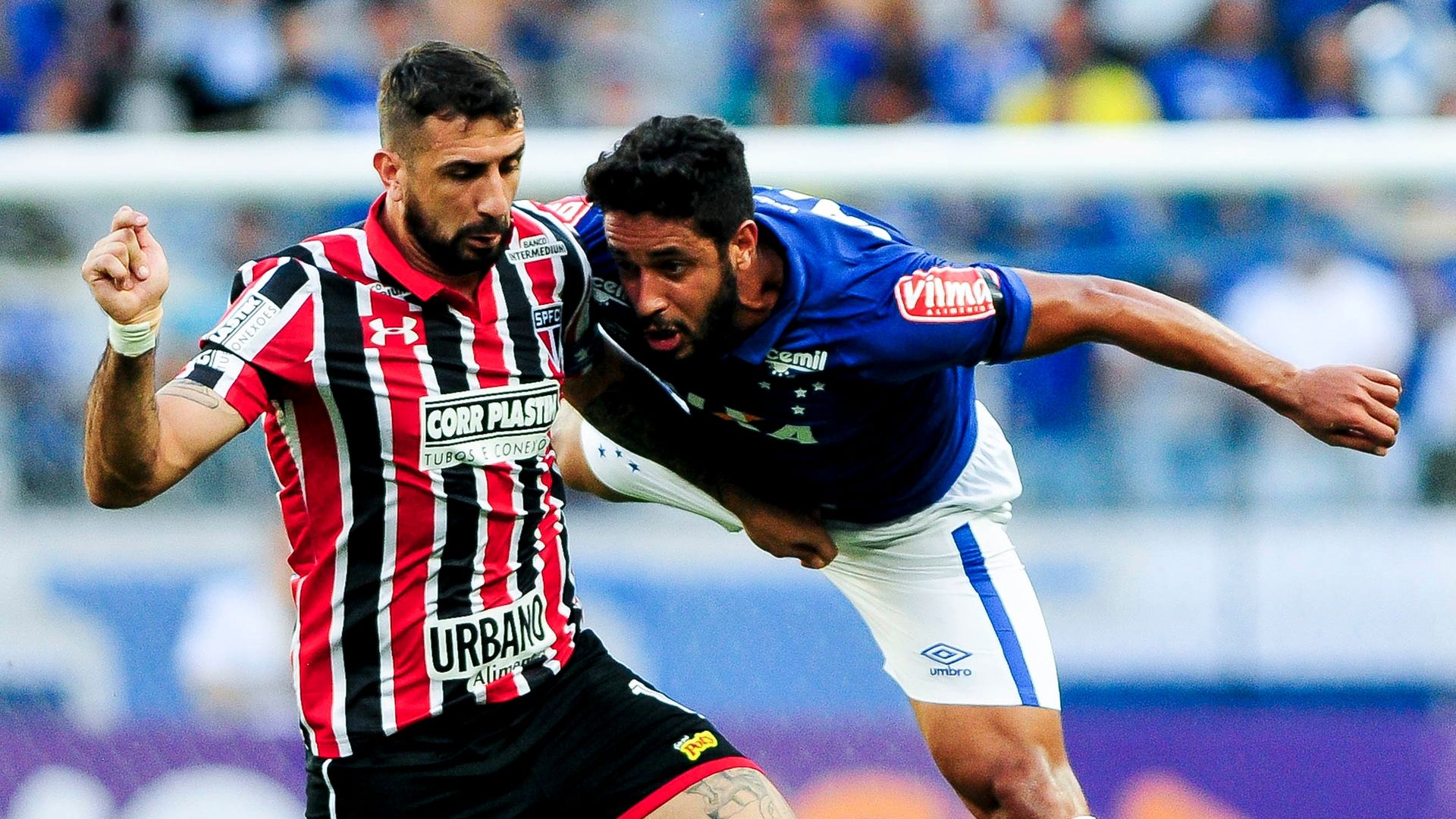 Lucas Pratto Leo Cruzeiro Sao Paulo Brasileirao Serie A 14052017