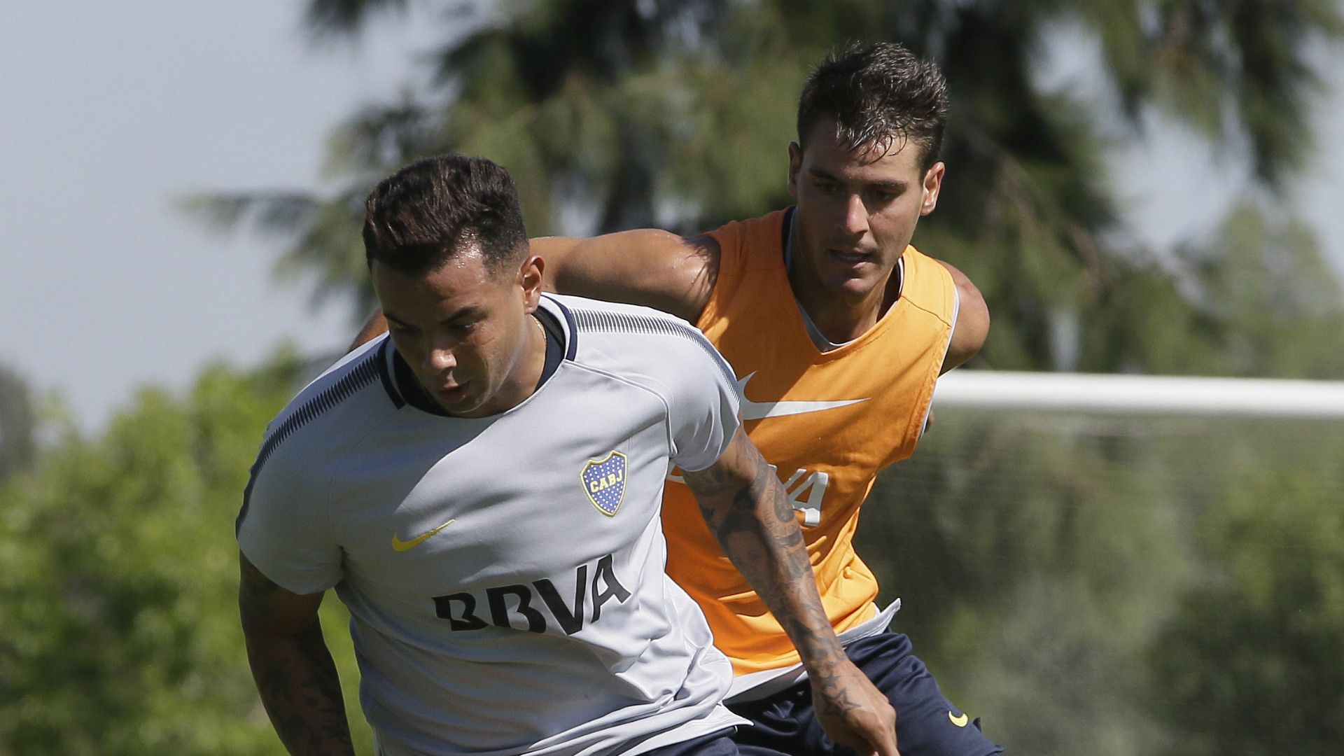 Edwin Cardona Julian Chicco Boca Pretemporada Cardales Enero 2018