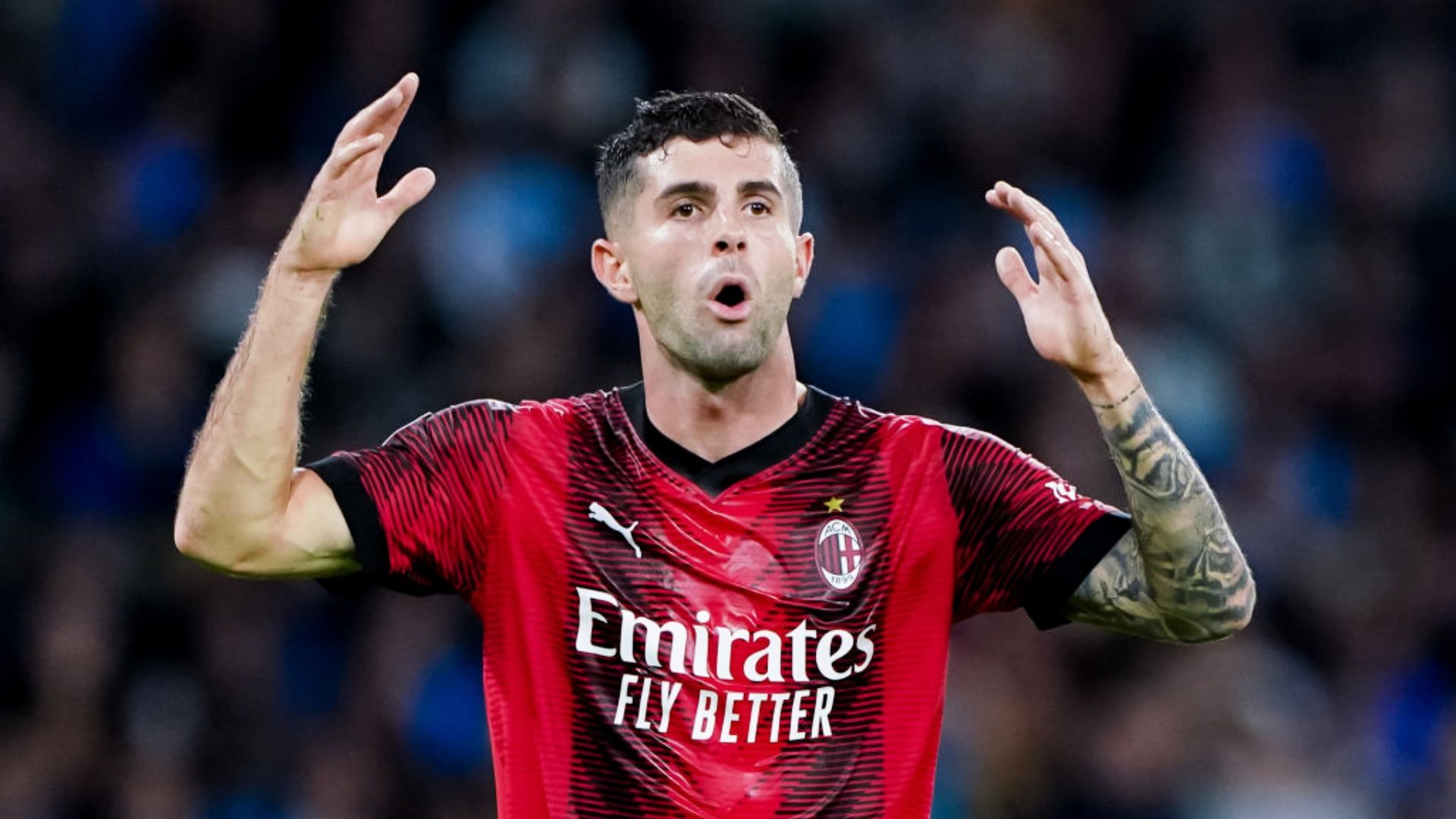 Christian Pulisic Napoli Milan 2023 2024
