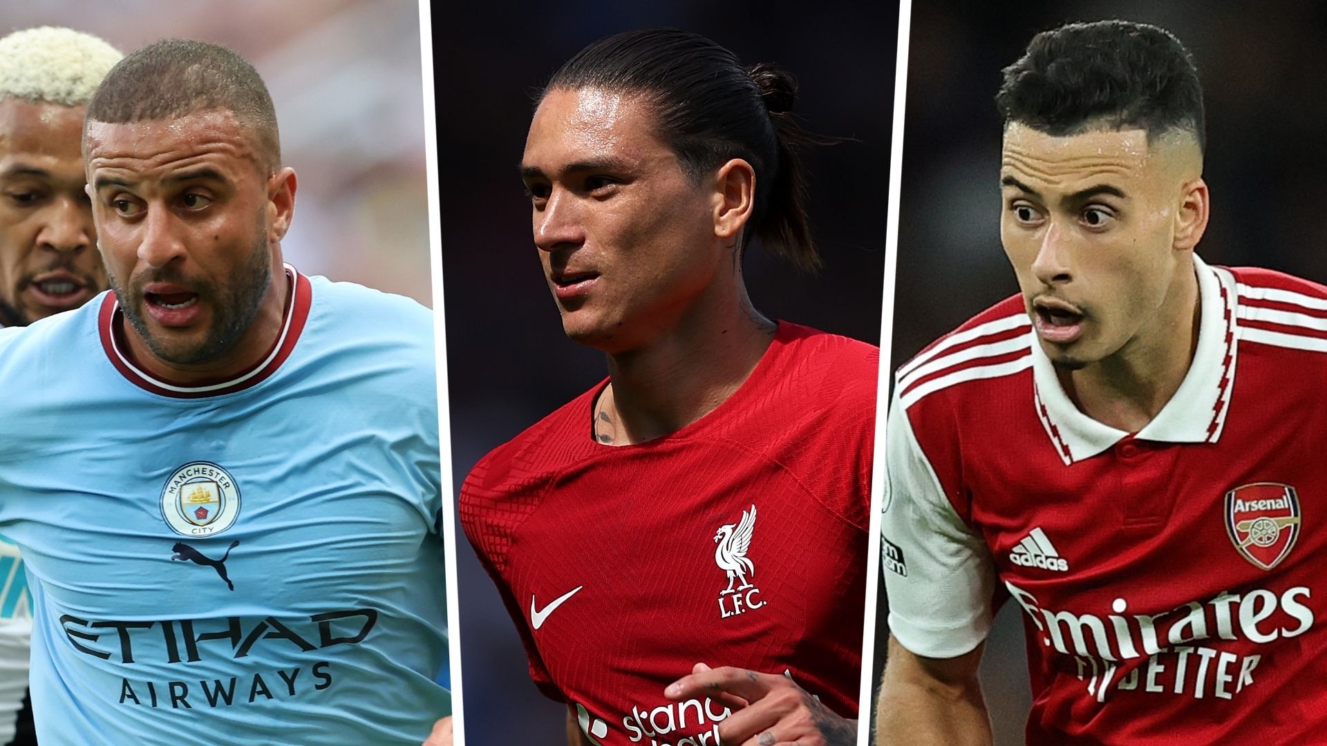 Kyle Walker Darwin Nunez Gabriel Martinelli 2022-23 fastest players