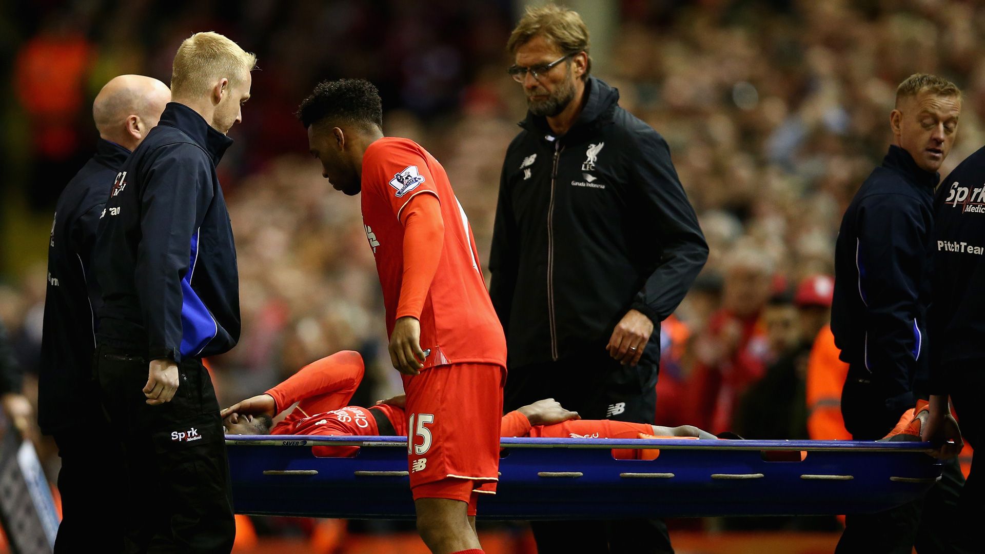 Divock Origi Daniel Sturridge Jürgen Klopp FC Liverpool Premier League 04202016