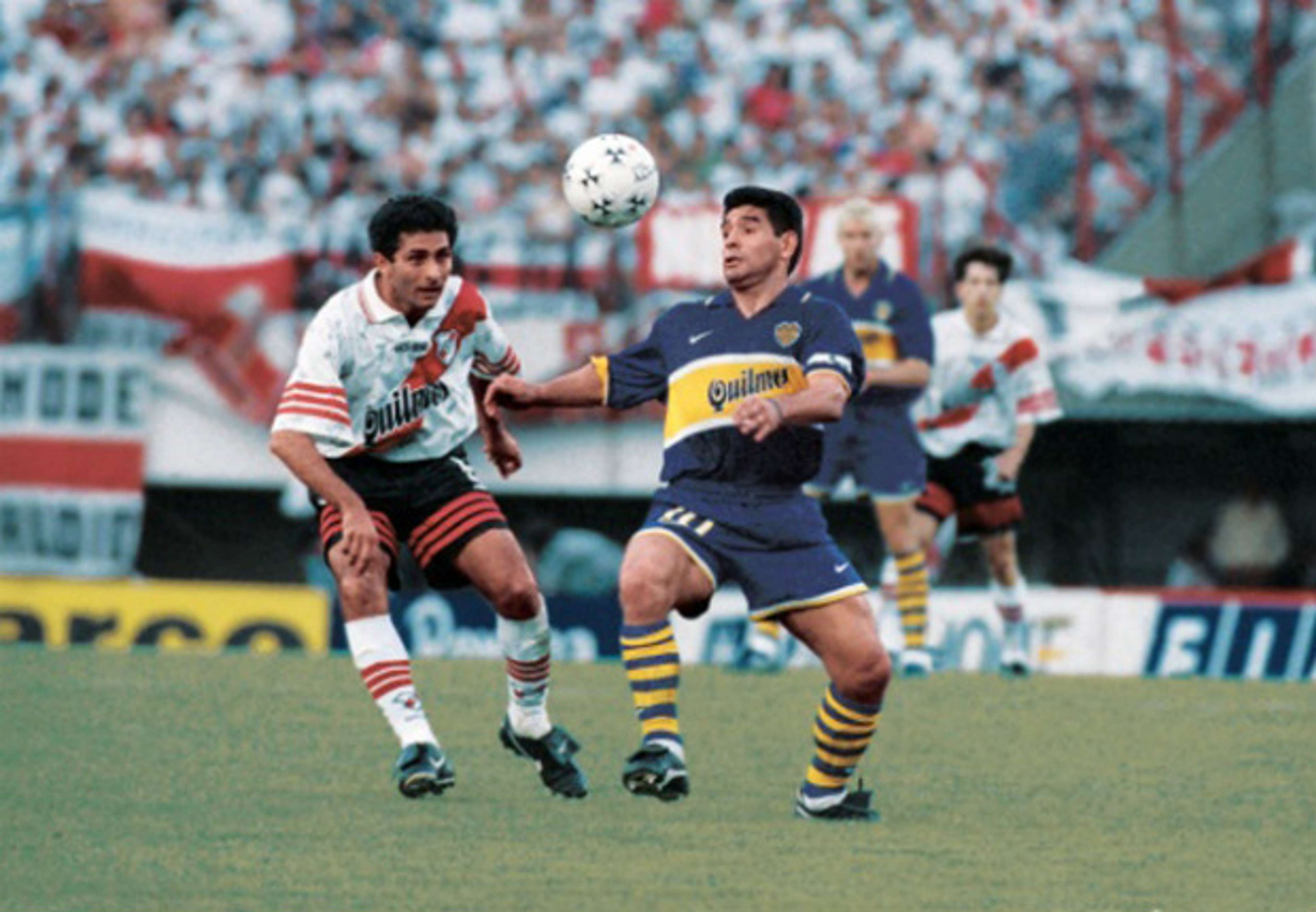 Diego Maradona last match Boca Juniors River Plate 25101997