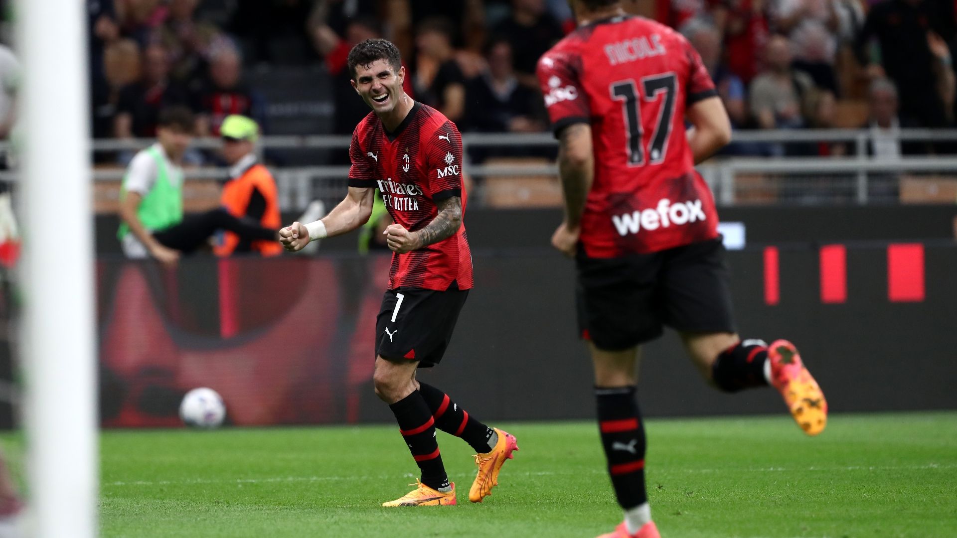 Pulisic Milan Cagliari