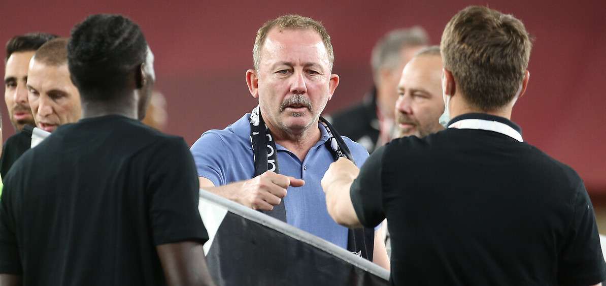 Sergen Yalcin Besiktas Coach vs. Antalyaspor 05/18/21