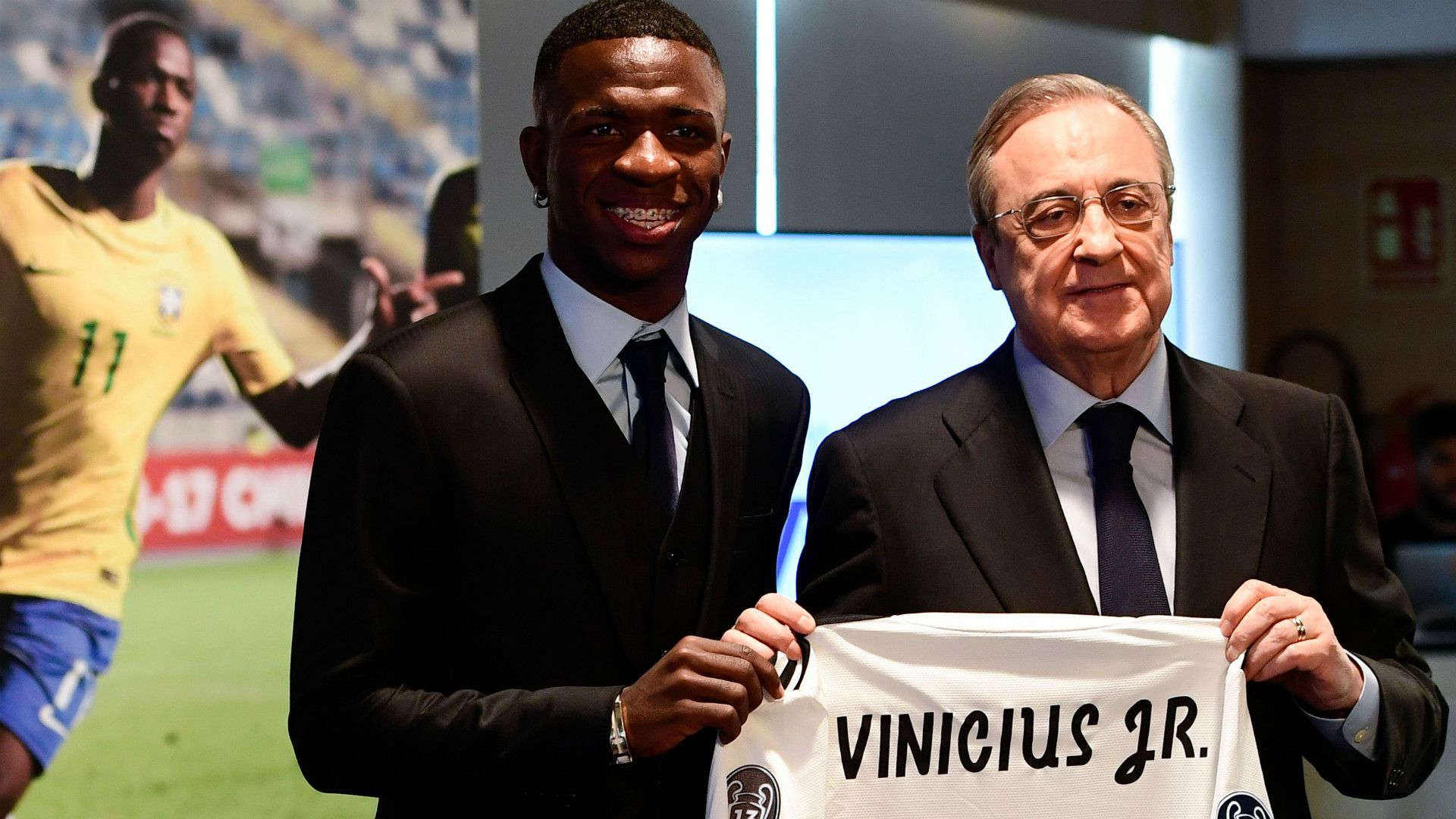 Vinicius Jr Florentino Pérez Real Madrid