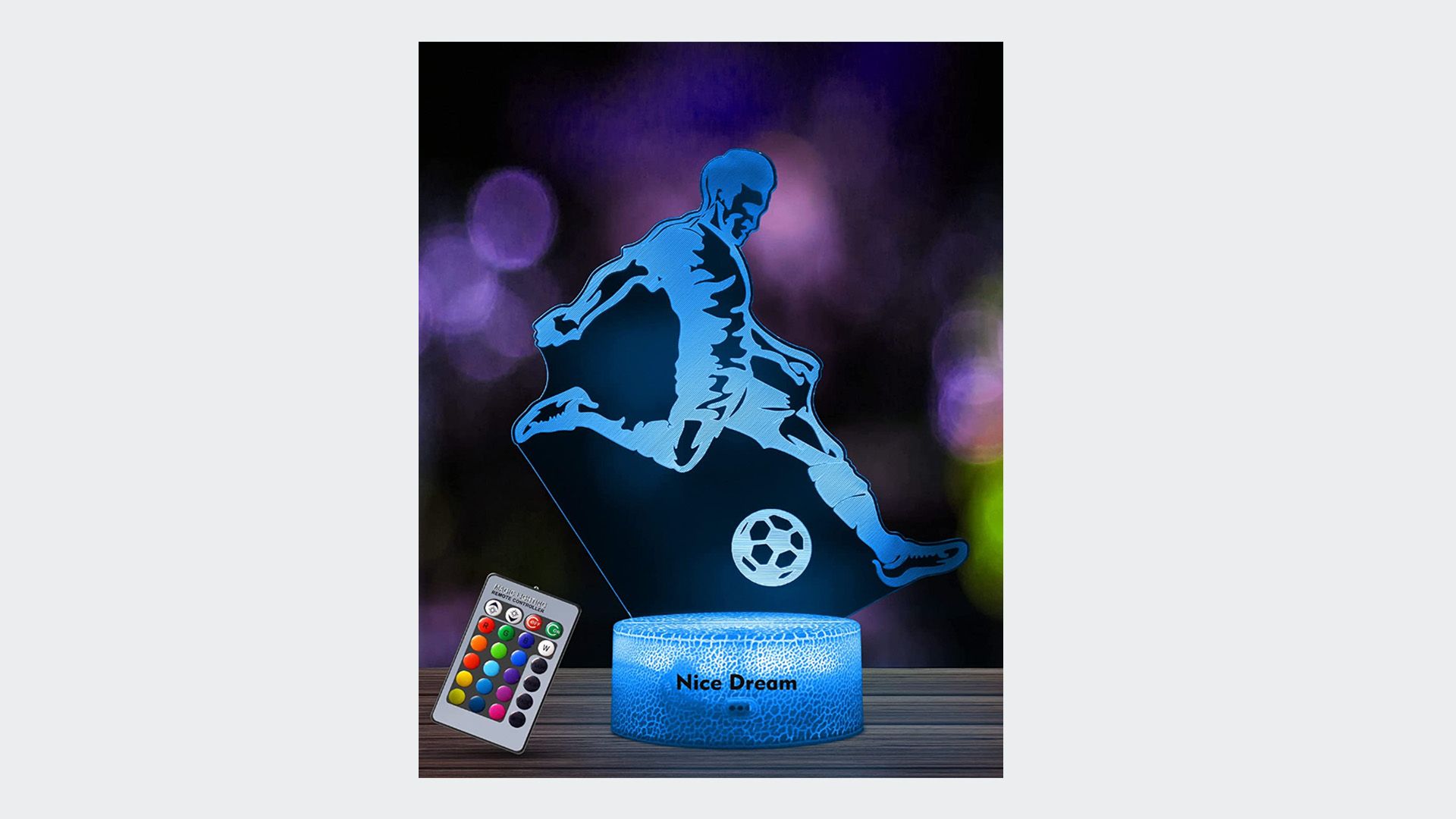 Soccer Player Night Light