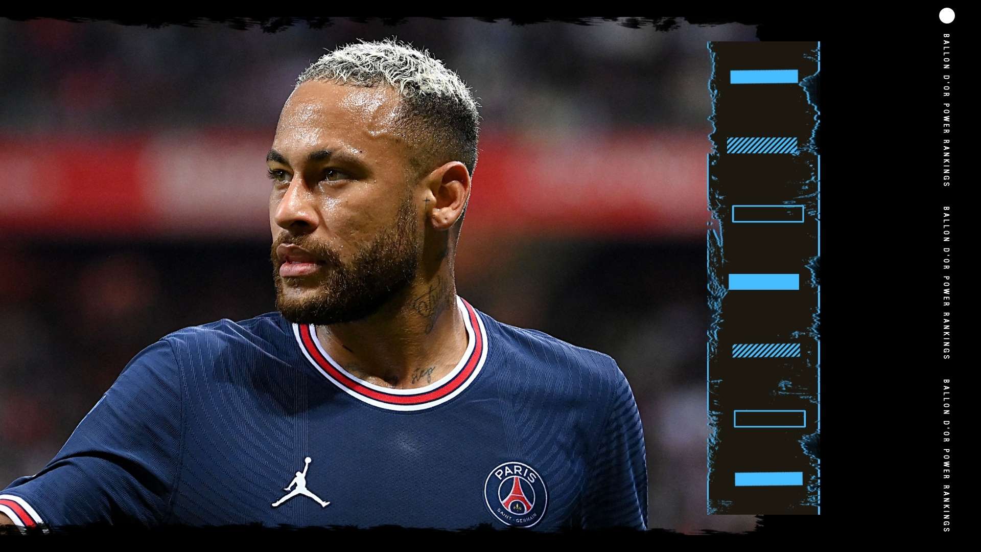 Neymar Ballon d'Or Rankings GFX