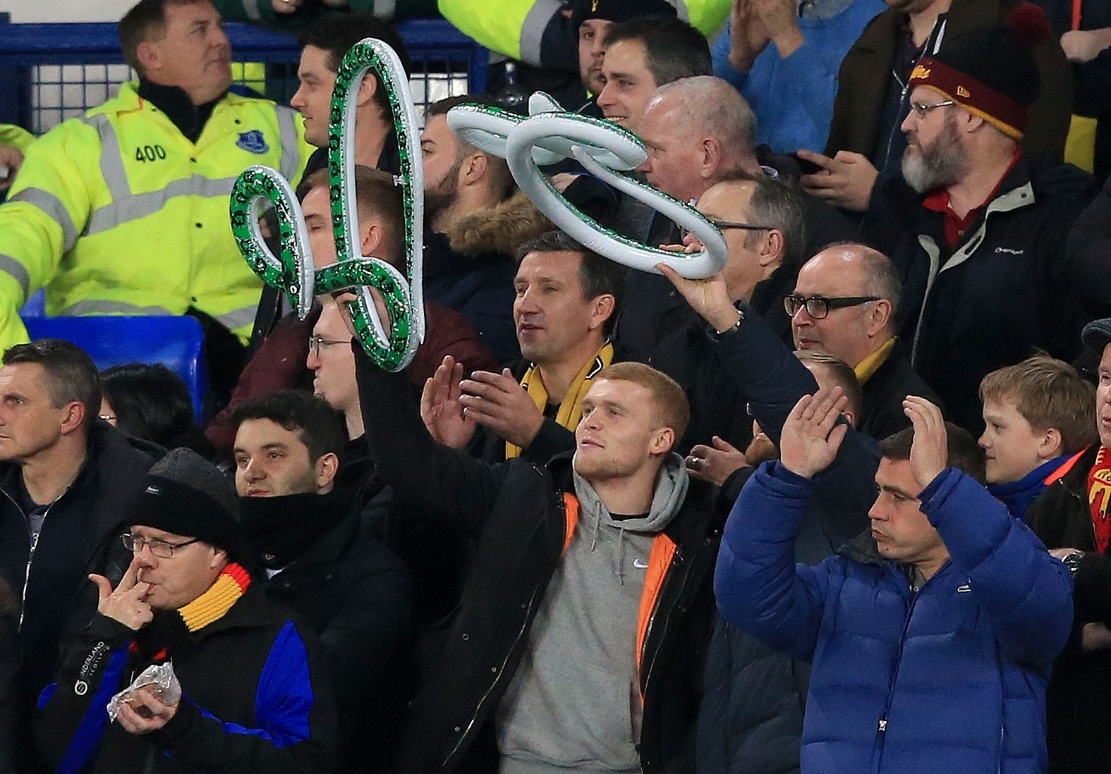Snakes Watford Everton fans