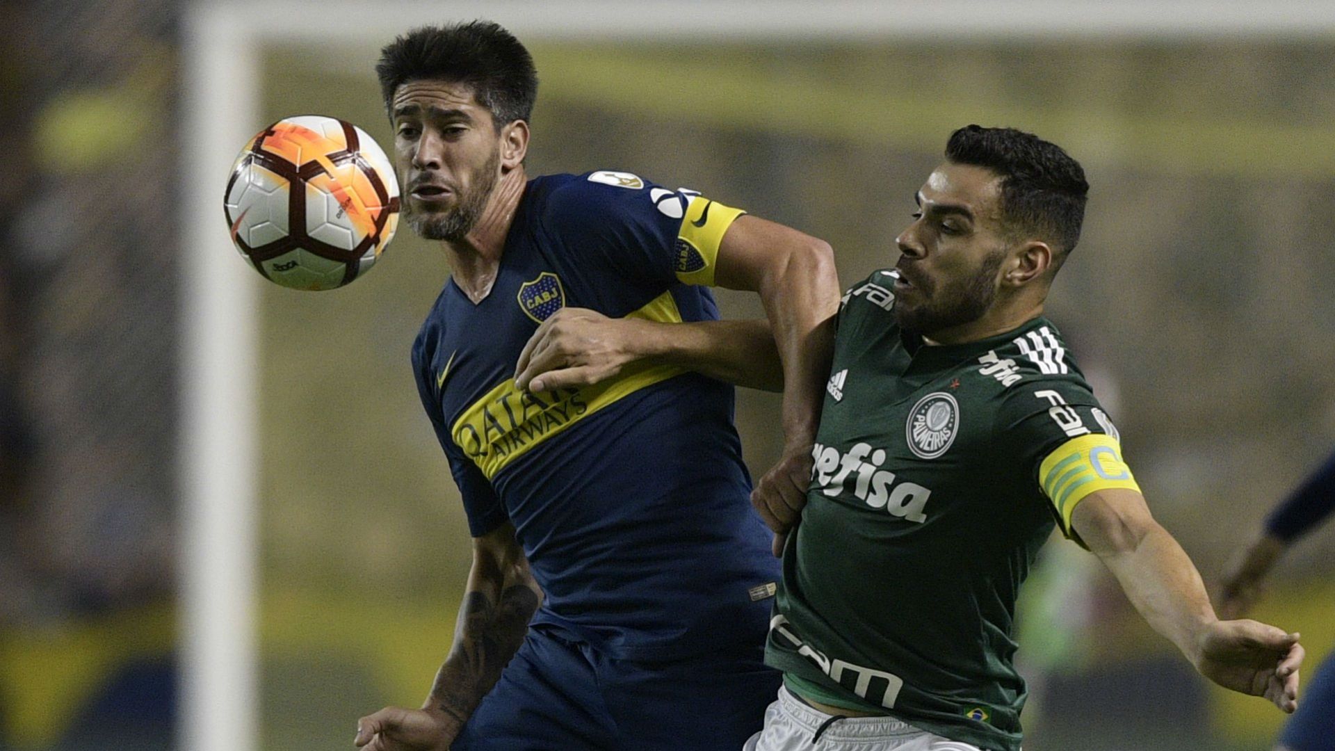 Pablo Perez Bruno Henrique Boca Palmeiras Copa Libertadores Semifinal Ida 24102018