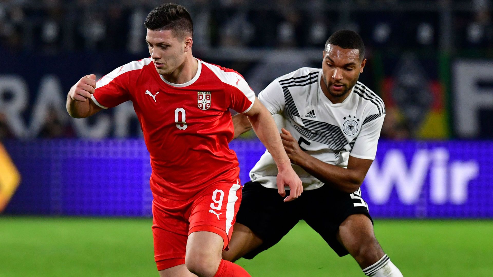 Luka Jovic Jonathan Tah Serbia Germany 2019