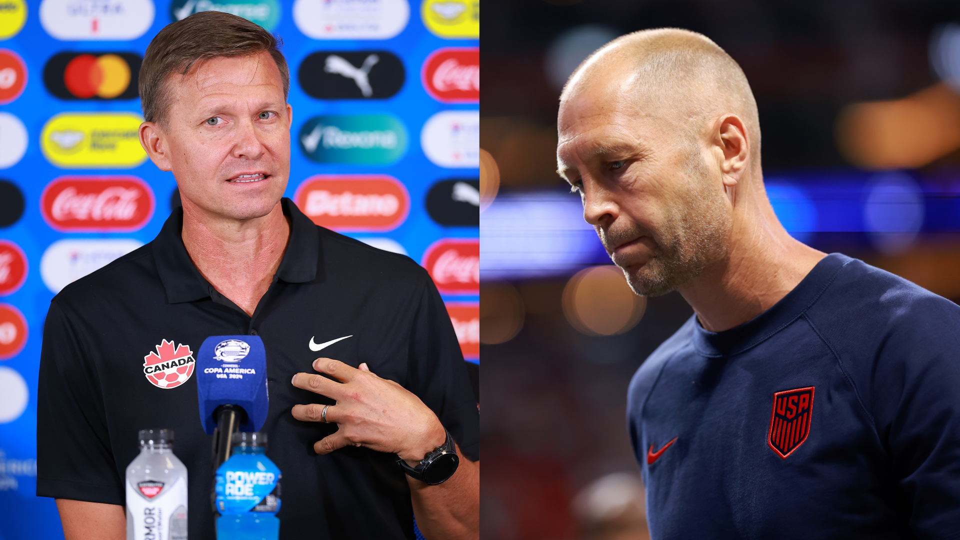 'Glad I'm here' - Canada boss Jesse Marsch blasts USMNT for 'lack of discipline' after seeing Gregg Berhalter's side implode in Copa America group stage