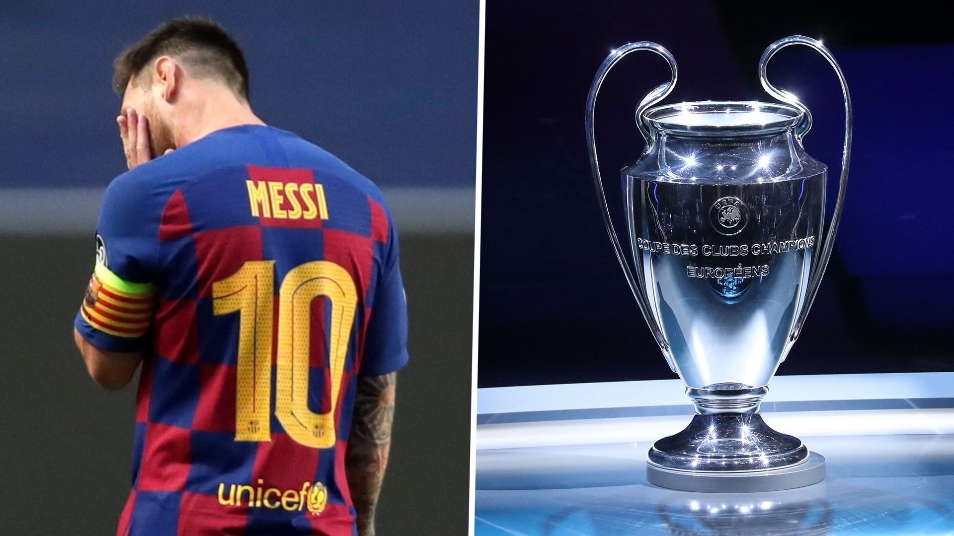 Lionel Messi Champions League Barcelona
