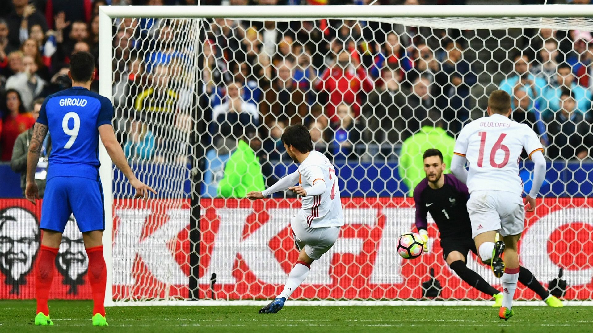 David Silva Spain France 2017