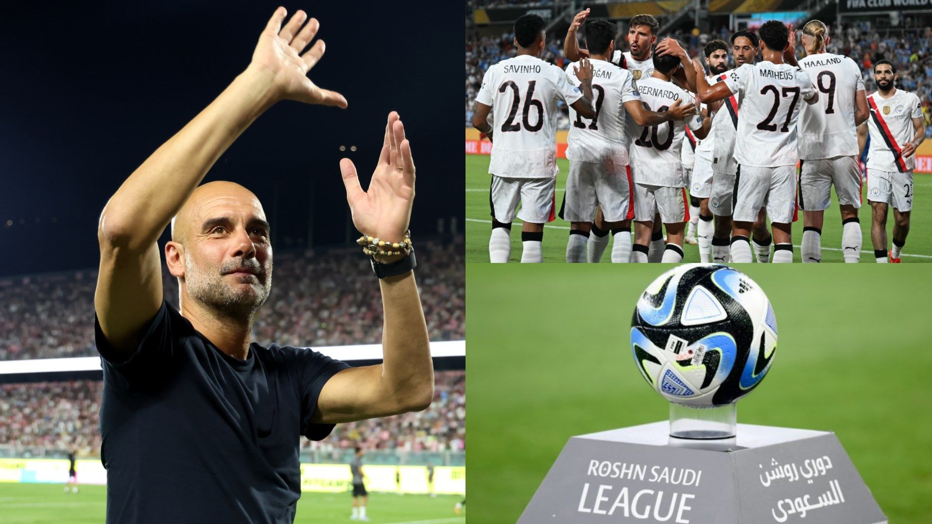 Pep Guardiola Manchester City Roshn League