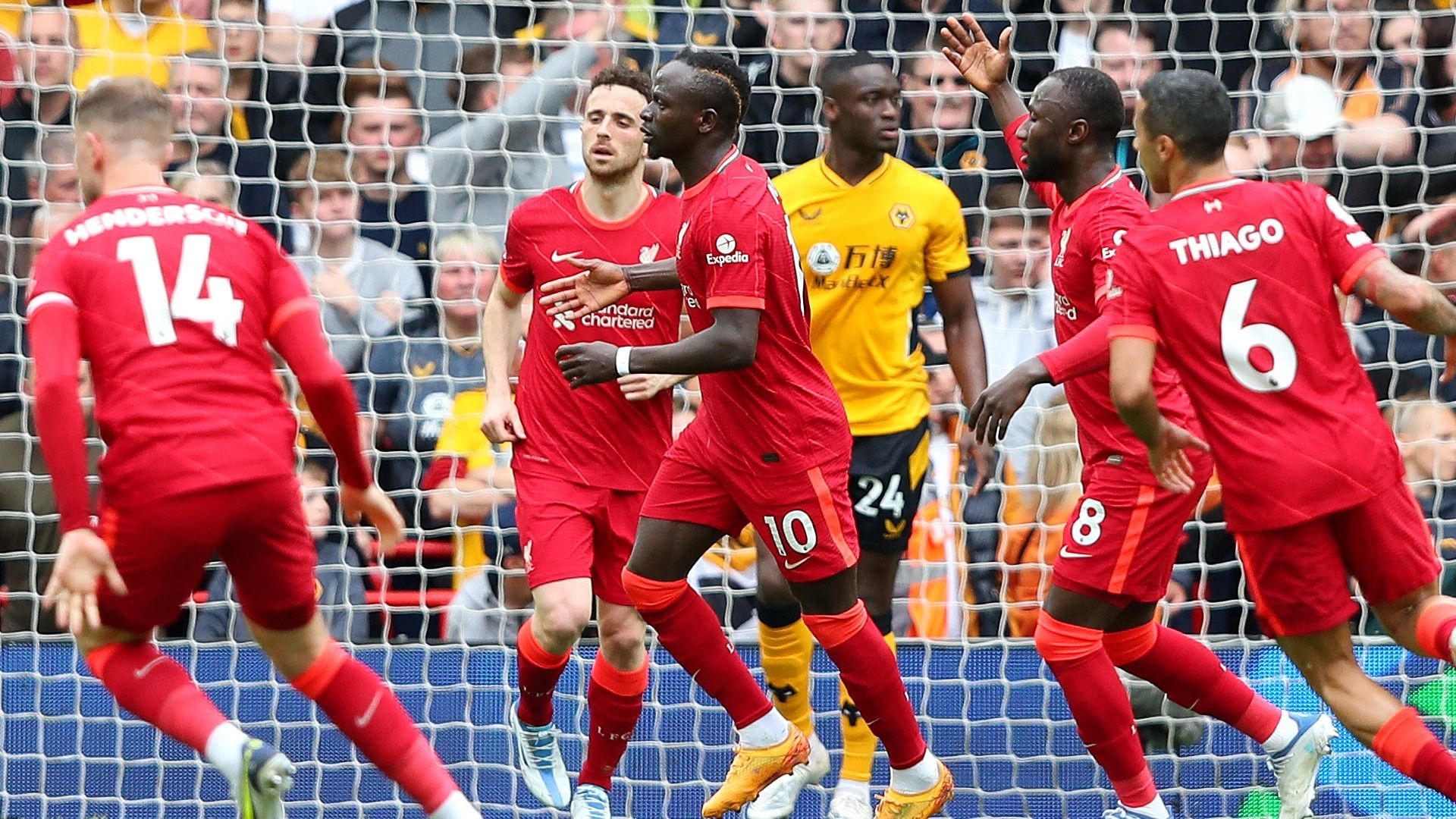 Sadio Mane Liverpool Wolves 2022