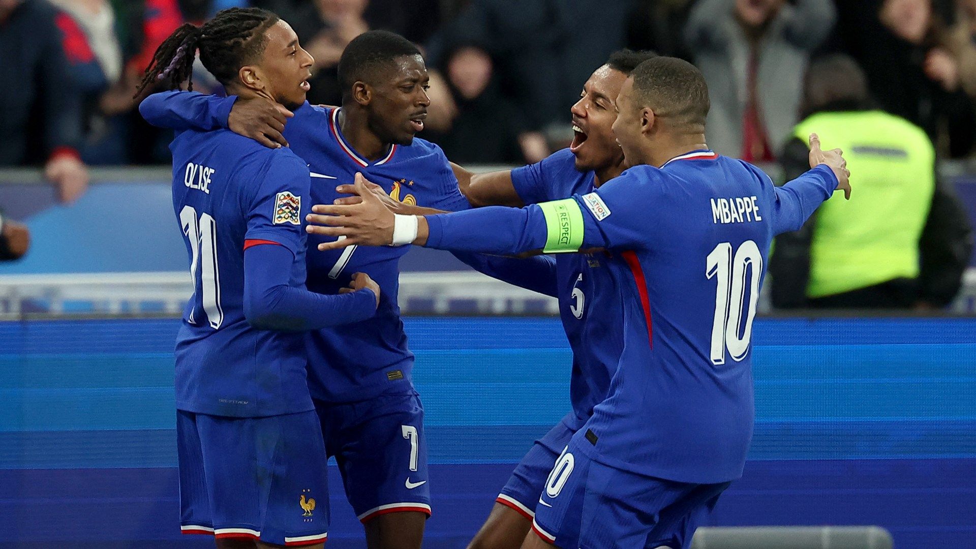 Ousmane Dembele & Michael Olise outshine Kylian Mbappe as France complete Nations League comeback win over Croatia after penalty drama | Goal.com UK