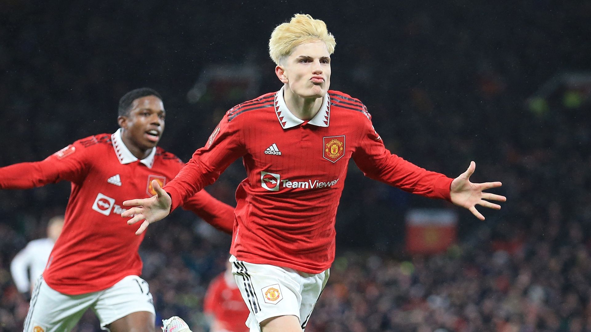 Alejandro Garnacho Manchester United West Ham FA Cup 2022-23