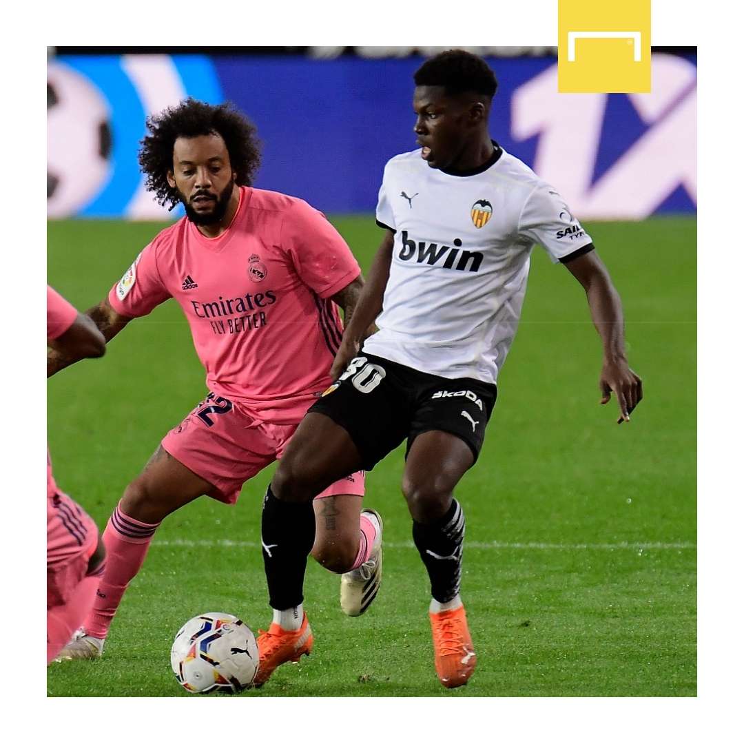 Yunus Musah Marcelo Valencia Real Madrid GFX