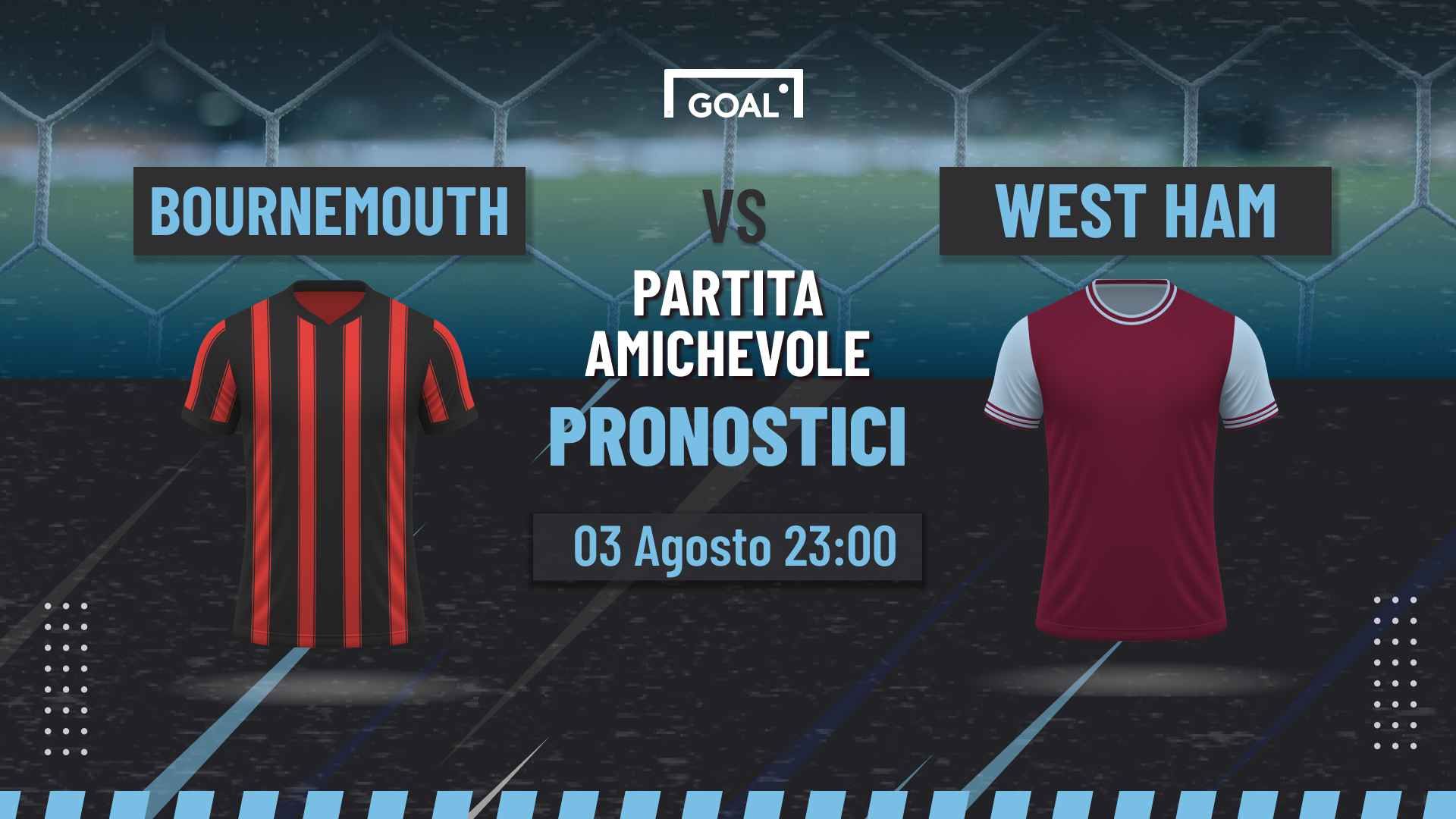 Pronostici Bournemouth - West Ham: Segui la tendenza dei risultati testa a testa