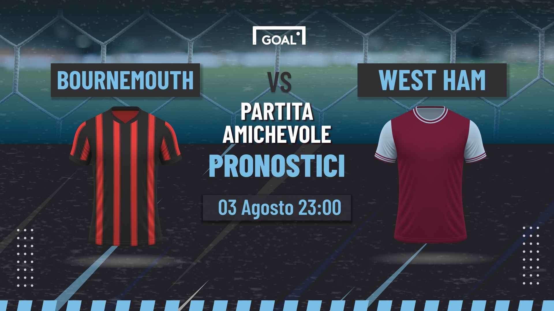 Pronostici Bournemouth - West Ham: Segui la tendenza dei risultati testa a testa