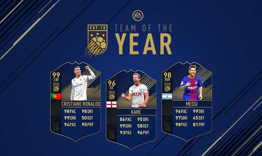 FIFA 18 TOTY attackers