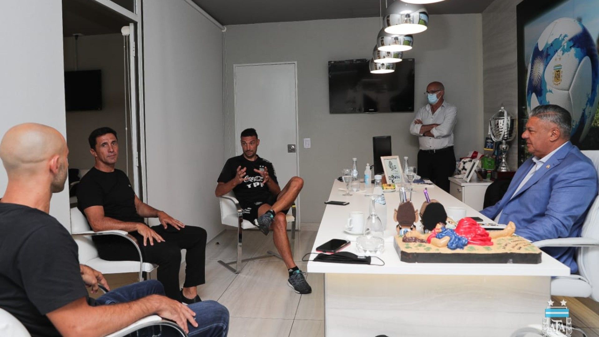 Javier Mascherano Chiqui Tapia Seleccion Argentina 05012021