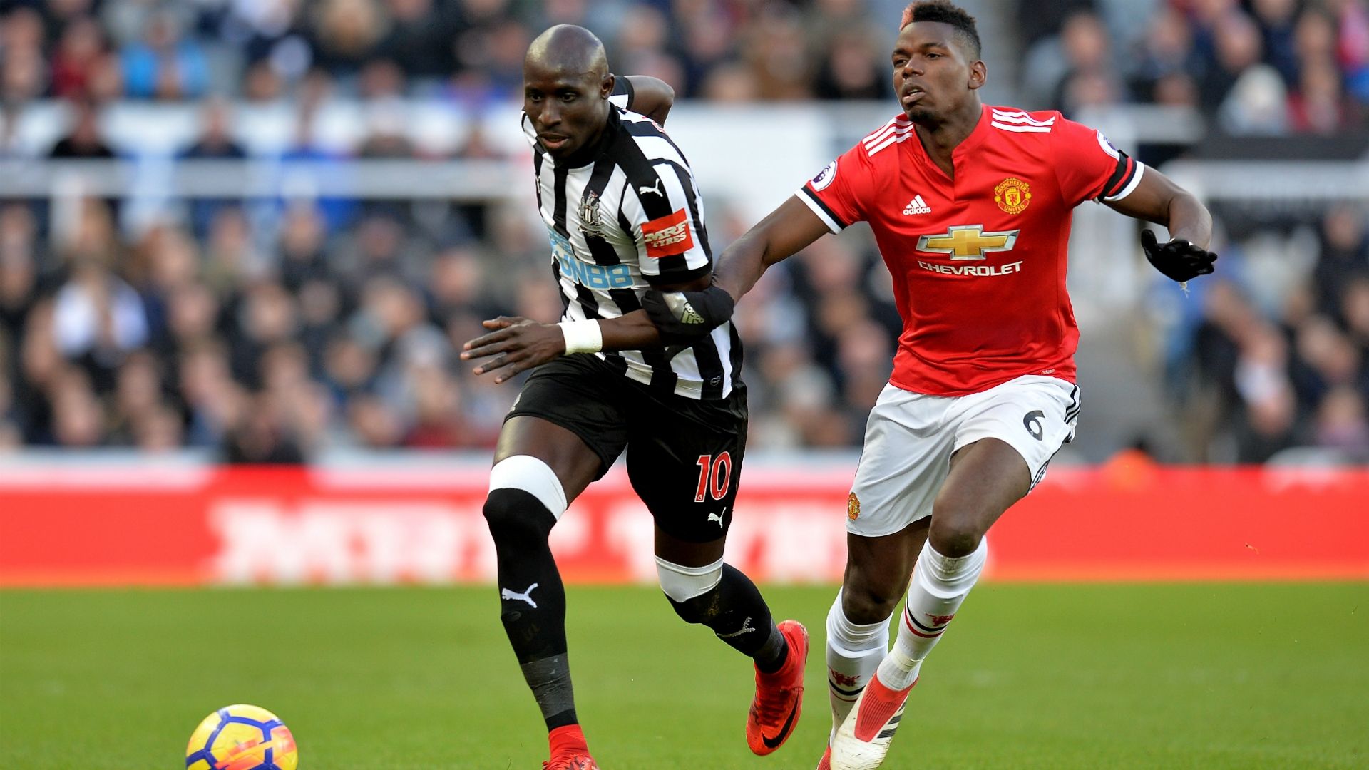 Paul Pogba Mohamed Diame Newcastle United Manchester United