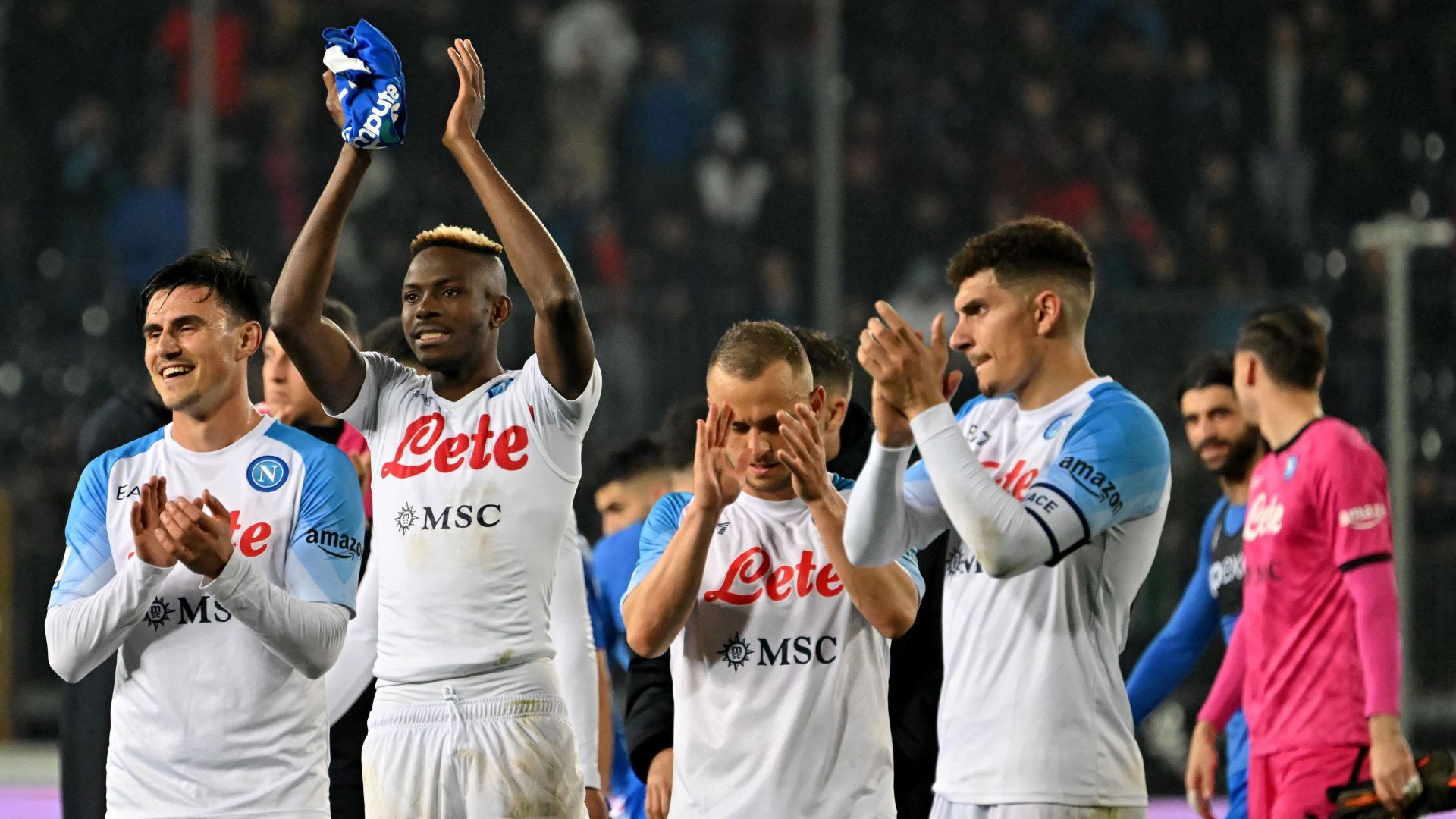 Napoli players Napoli Empoli Serie A