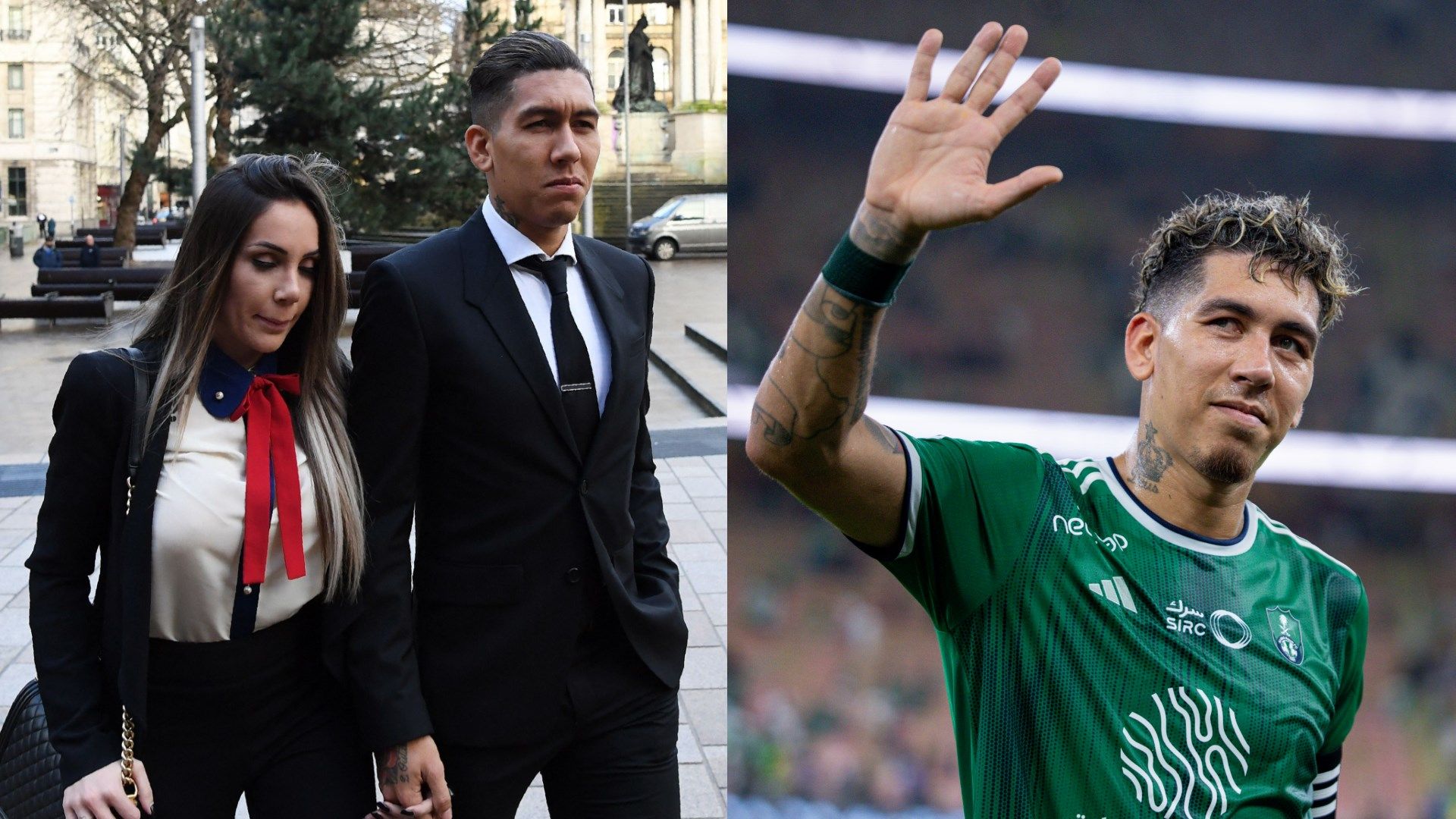 Roberto Firmino Wife Larissa peereira