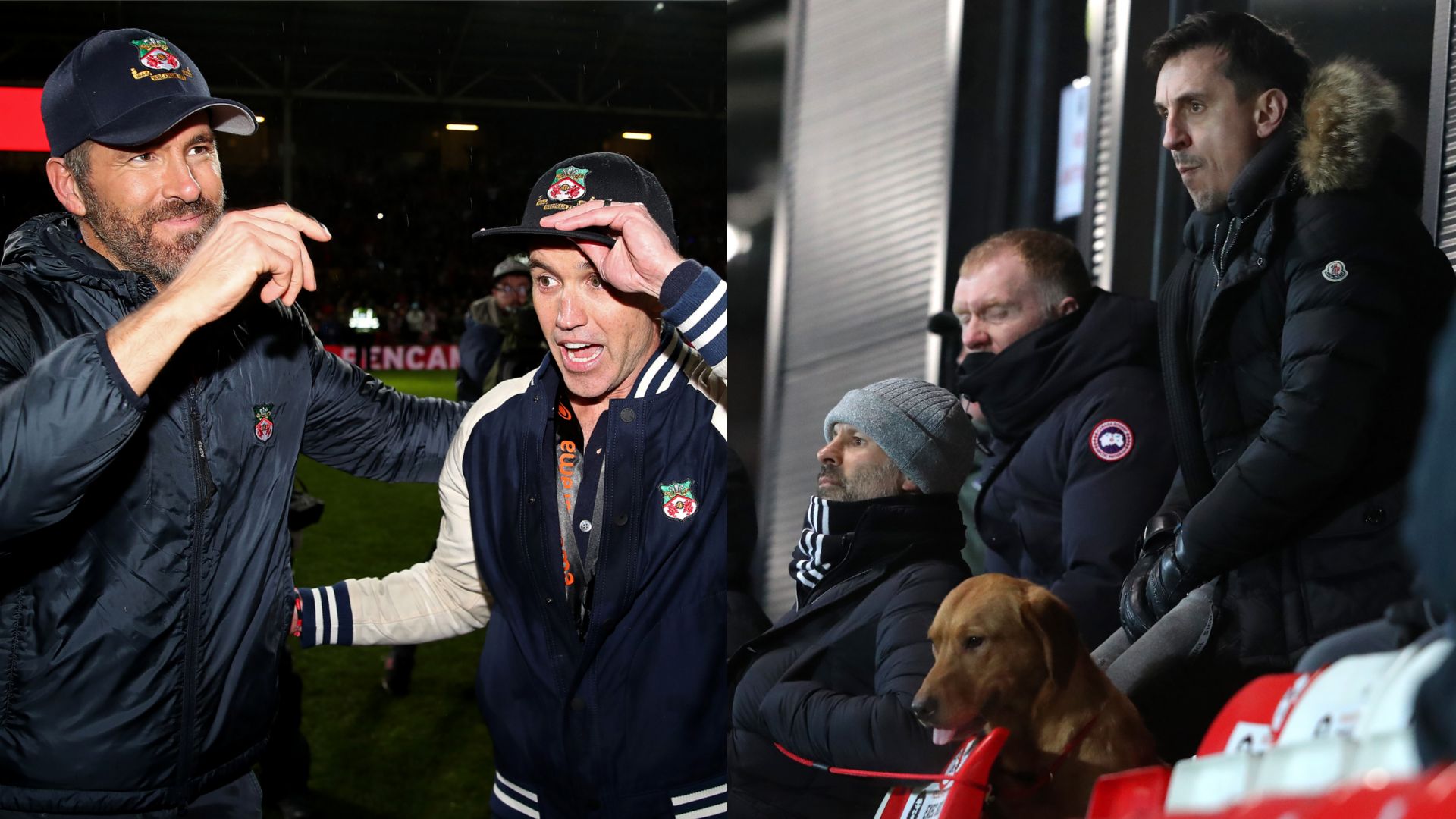 Ryan Reynolds Rob McElhenney Gary Neville Ryan Giggs