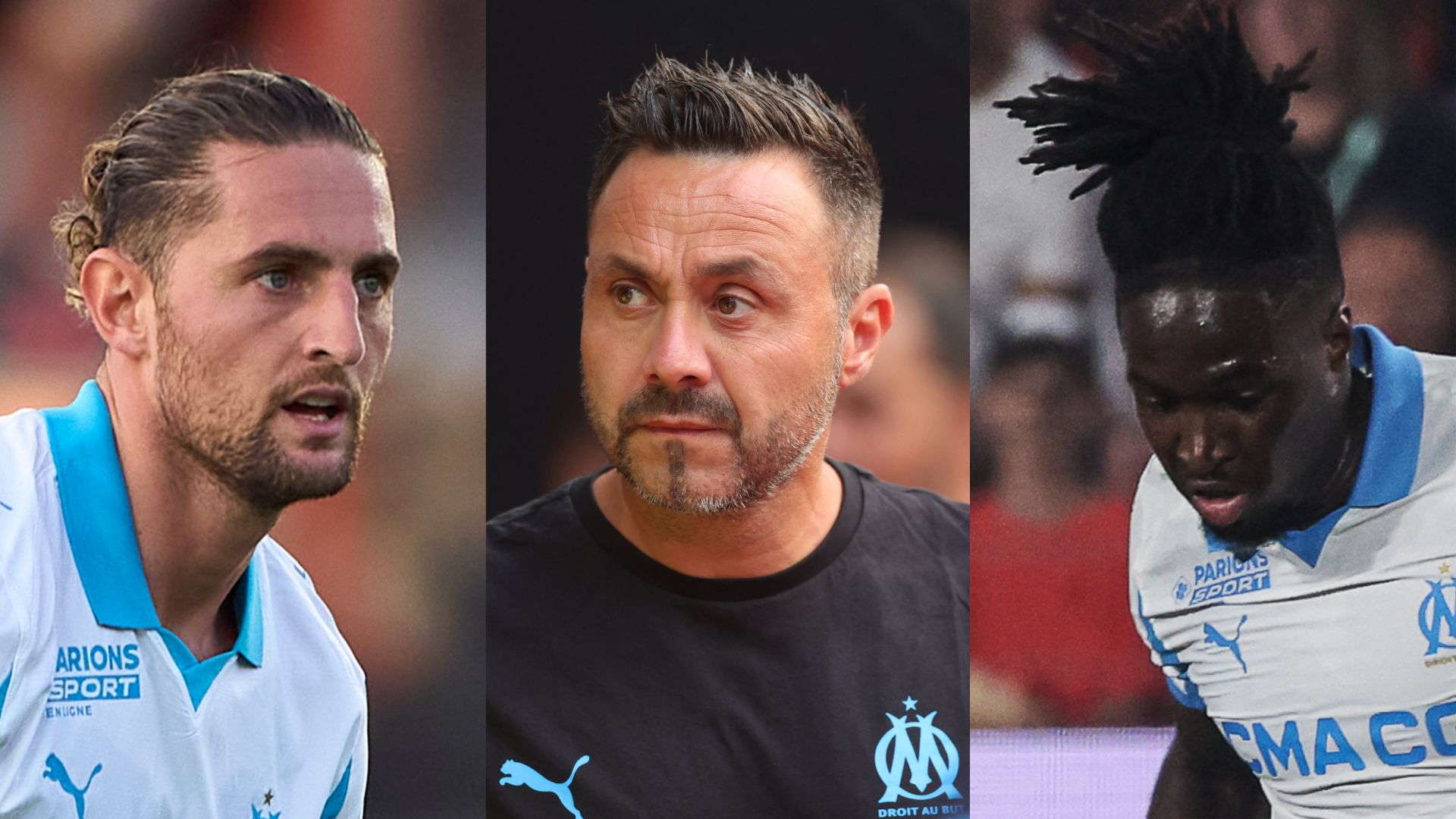 GFX Adrien Rabiot Roberto De Zerbi Jonathan Rowe