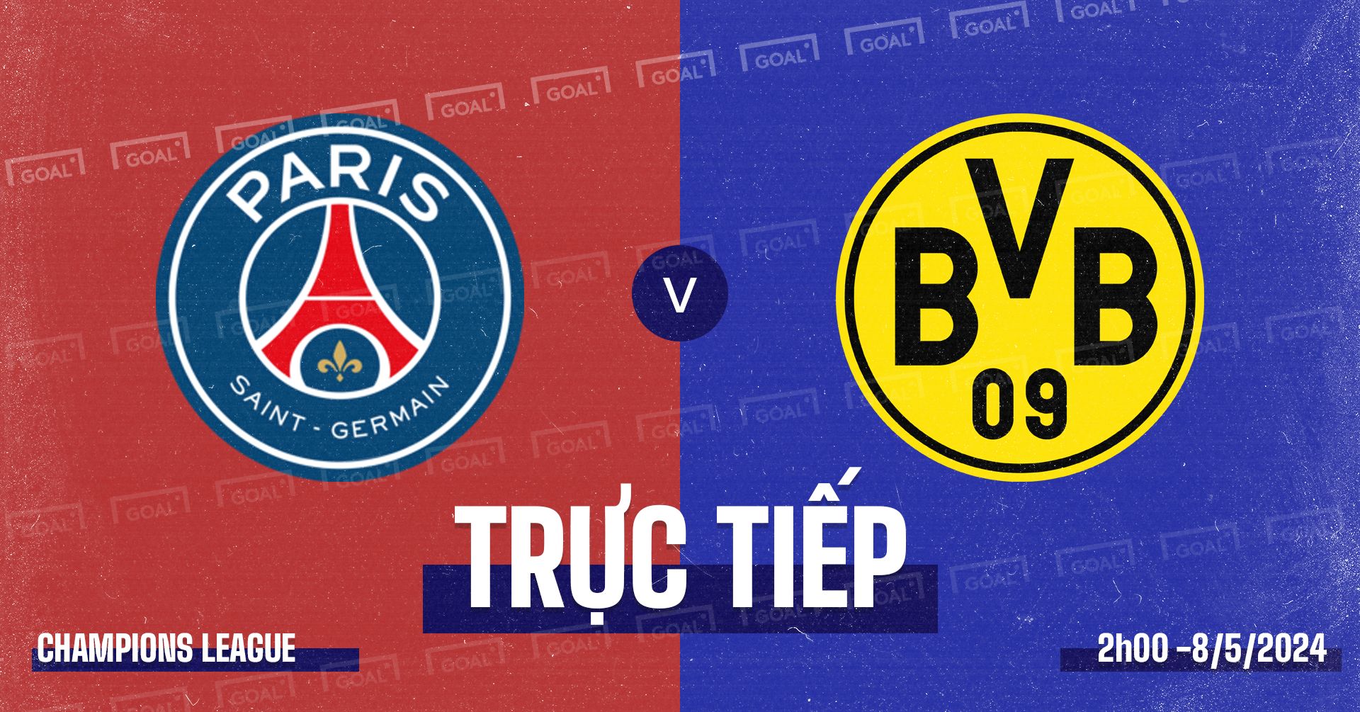 PSG vs Dortmund Champions League 2023/24 GFX