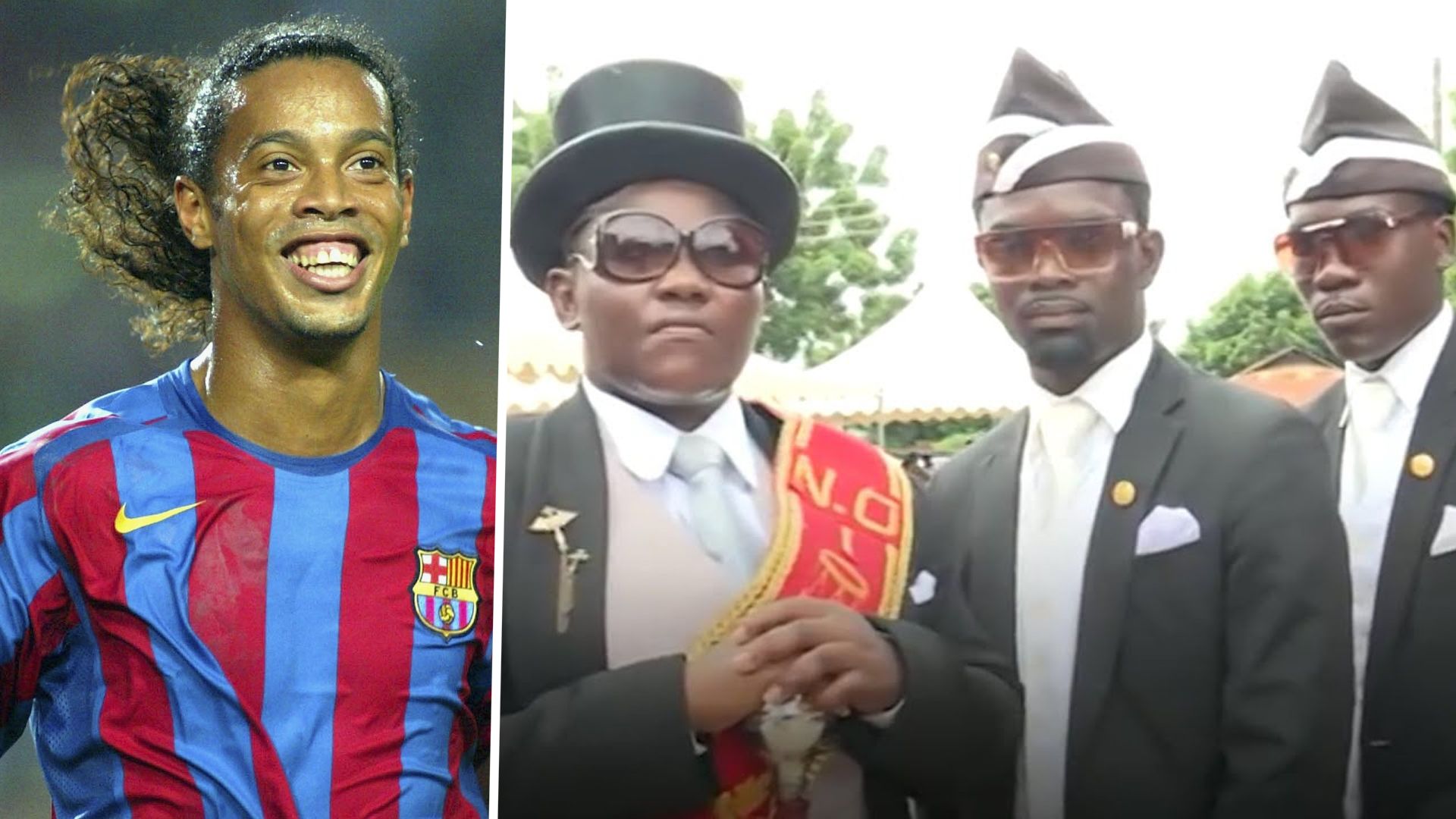 Ronaldinho Dancing Pallbearers